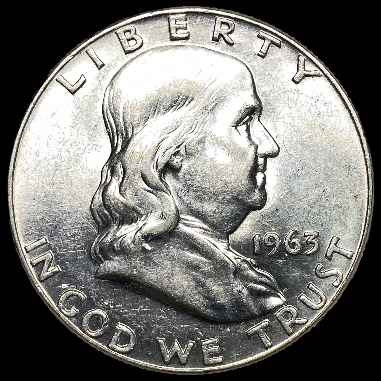 1963-D Silver Half Dollar Franklin UNCIRCULATED: 1963-D Silver Half Dollar Franklin UNCIRCULATED