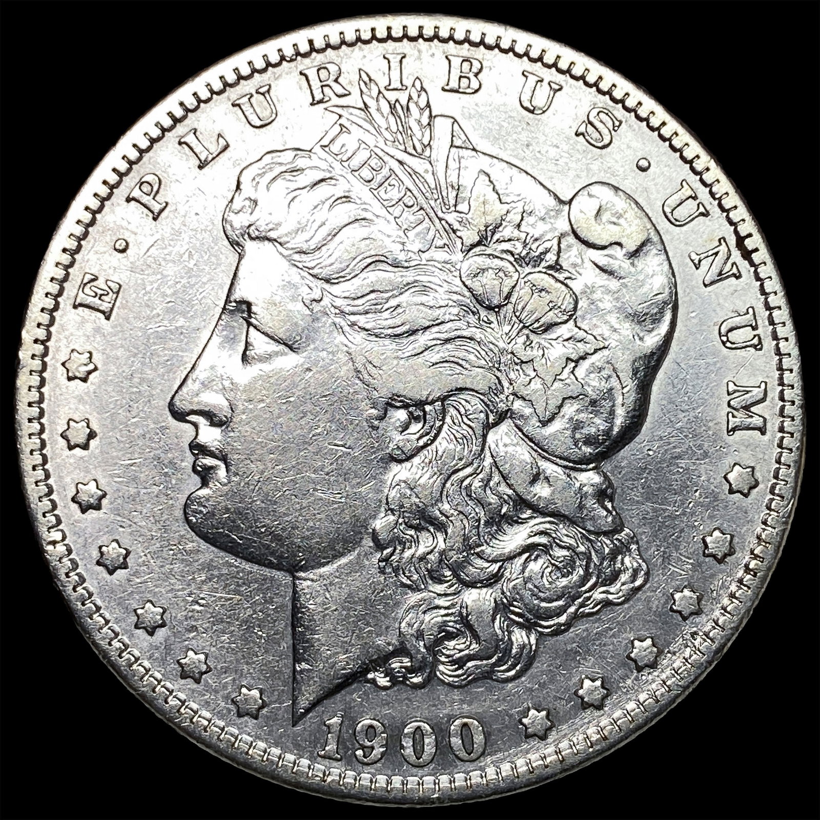 1900-S Silver Morgan Dollar NEARLY UNCIRCULATED: 1900-S Silver Morgan Dollar NEARLY UNCIRCULATED
