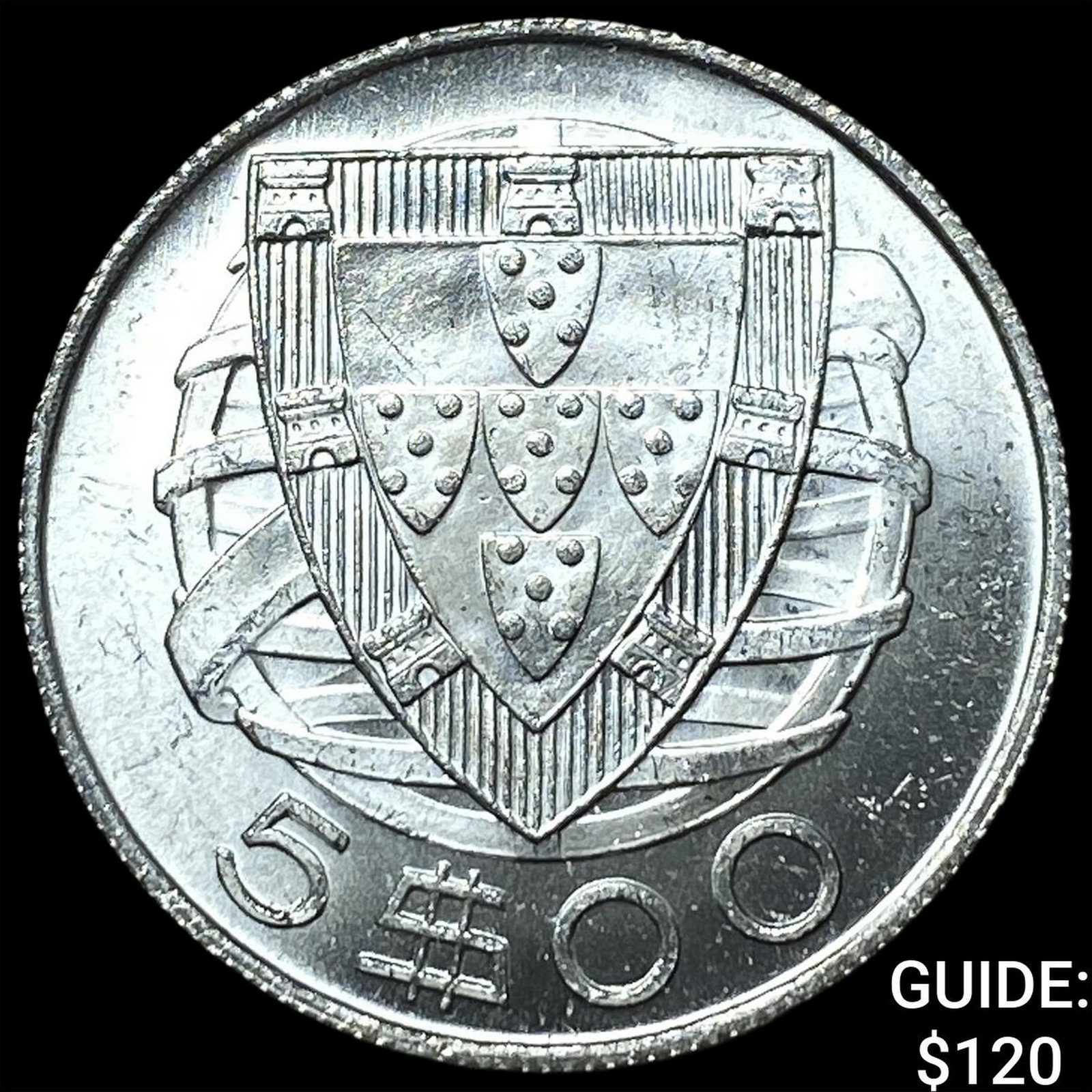 1940 Portugal Silver 5 Escudos (1 of 2)
