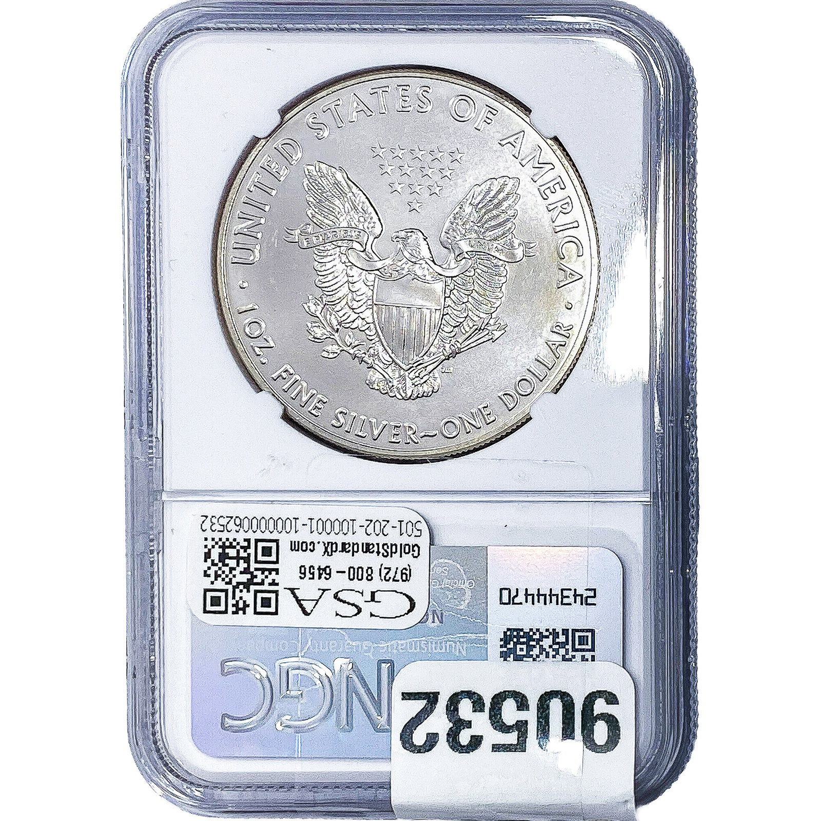 2019 Silver Eagle NGC MS69 - 2