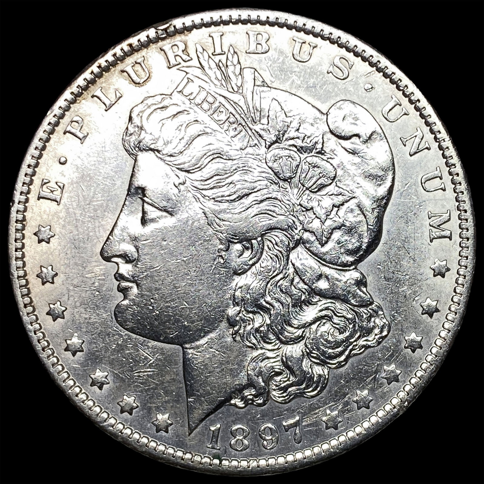 1897-O Silver Morgan Dollar CLOSELY UNCIRCULATED: 1897-O Silver Morgan Dollar CLOSELY UNCIRCULATED
