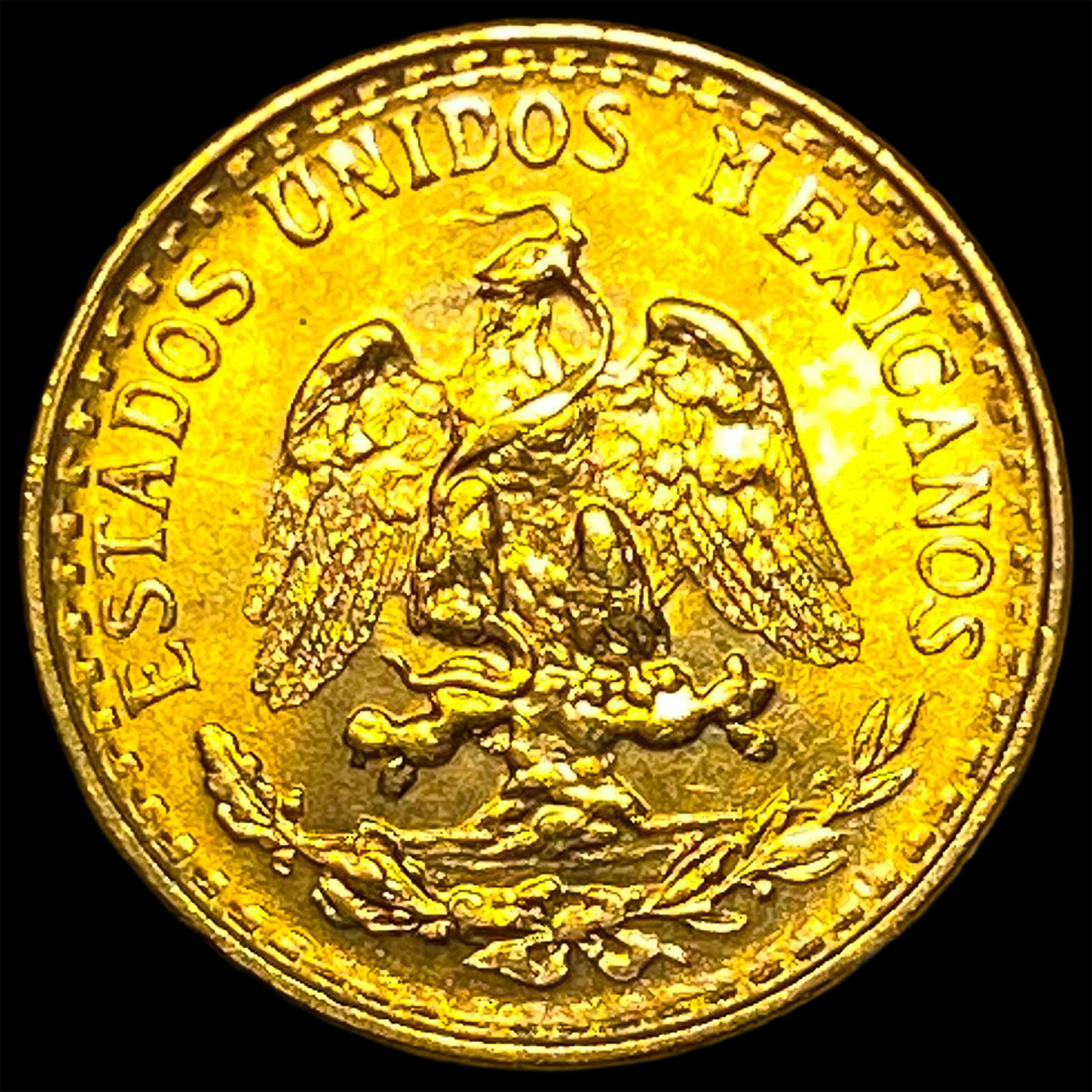 1945 Mexico Gold 2 Pesos UNCIRCULATED (1 of 2)