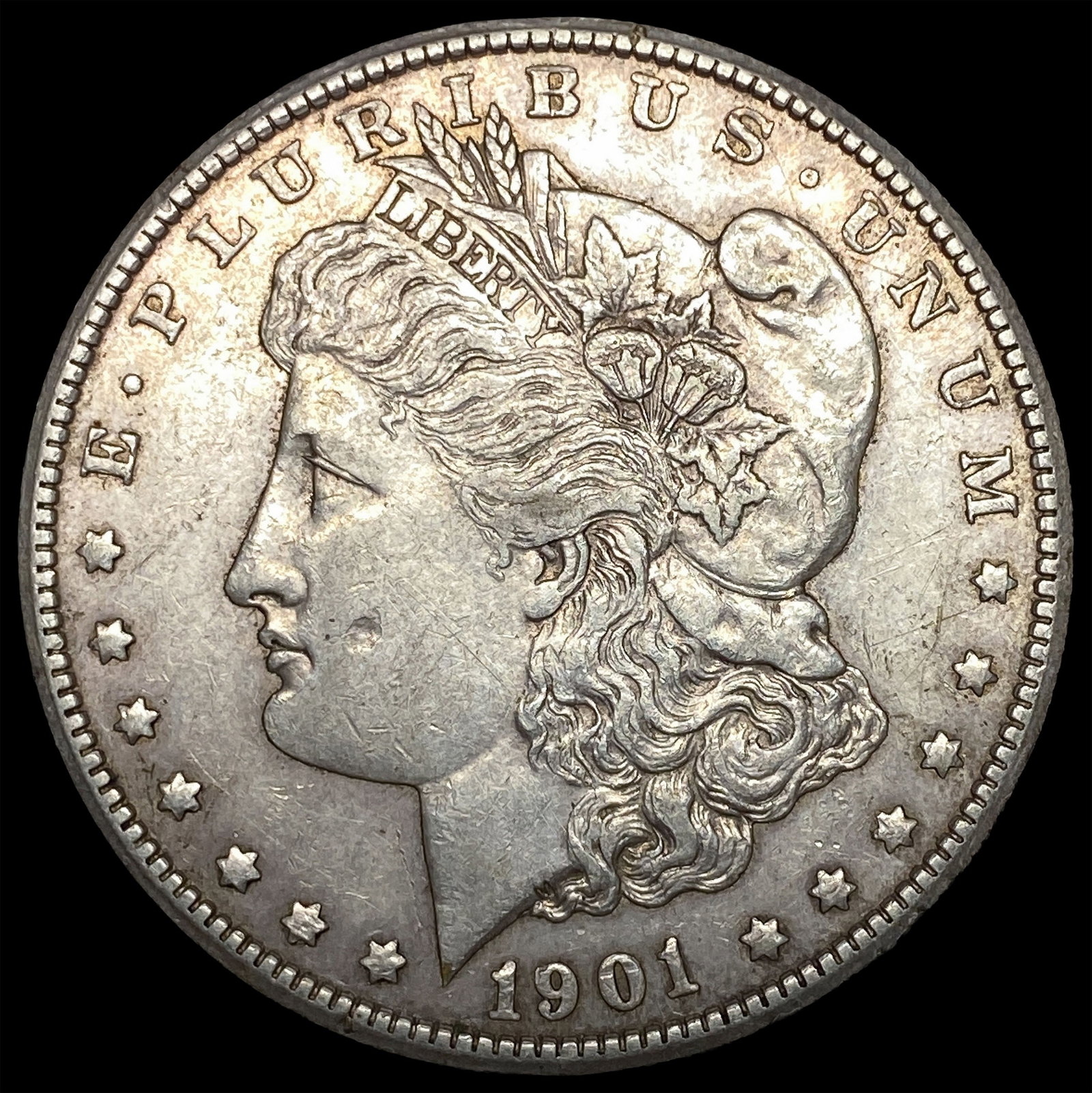 1901-S Silver Morgan Dollar NEARLY UNCIRCULATED: 1901-S Silver Morgan Dollar NEARLY UNCIRCULATED