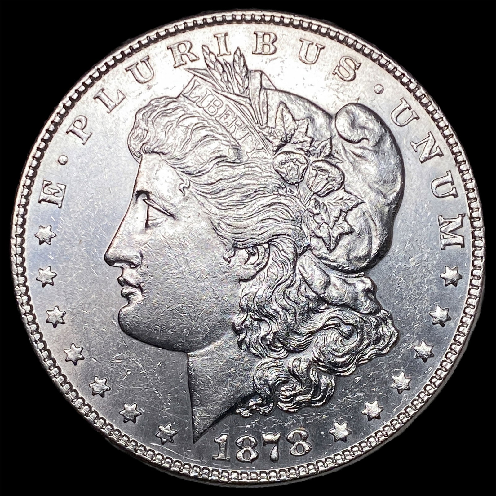 1878-S Silver Morgan Dollar CLOSELY UNCIRCULATED: 1878-S Silver Morgan Dollar CLOSELY UNCIRCULATED