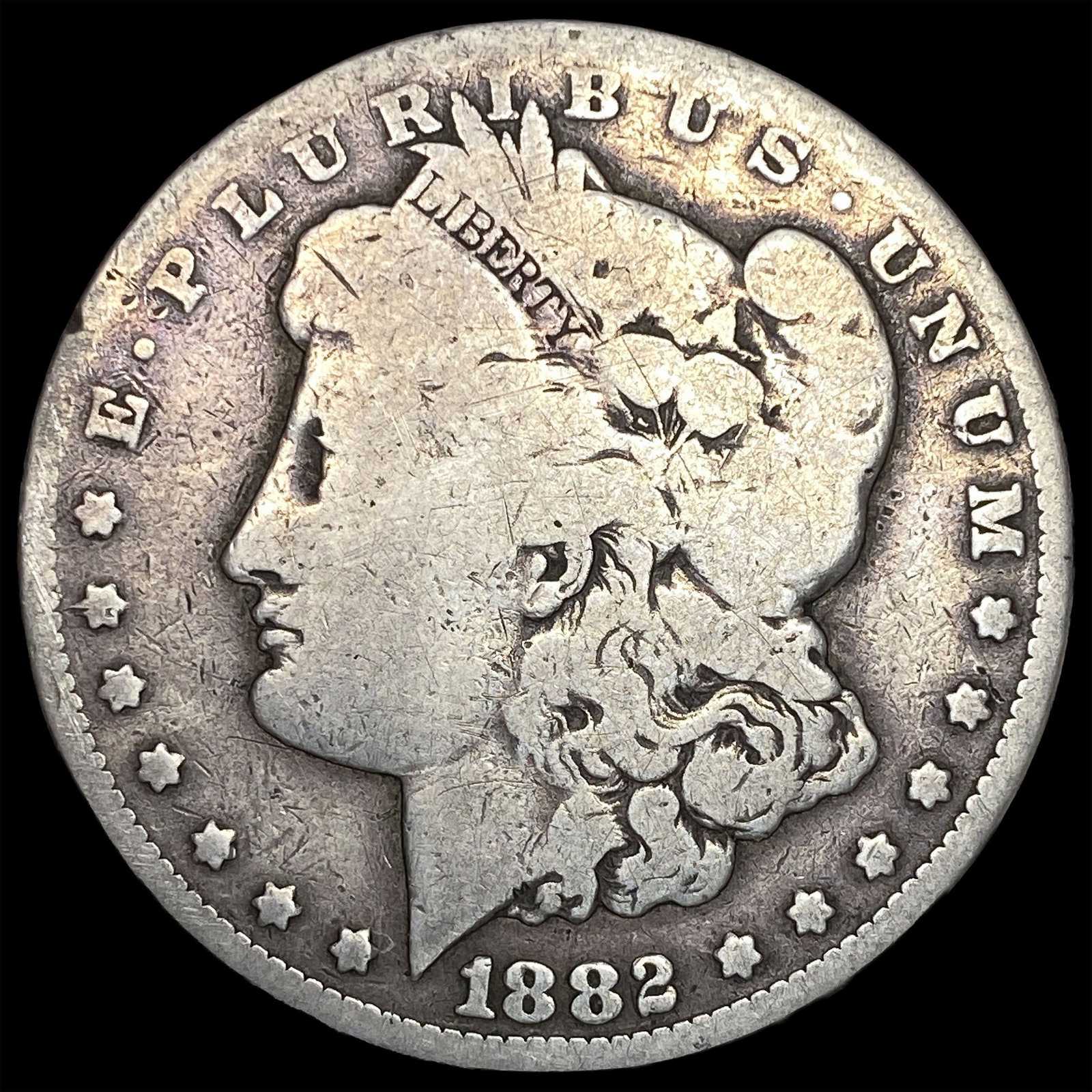 1882-CC Silver Morgan Dollar NICELY CIRCULATED: 1882-CC Silver Morgan Dollar NICELY CIRCULATED