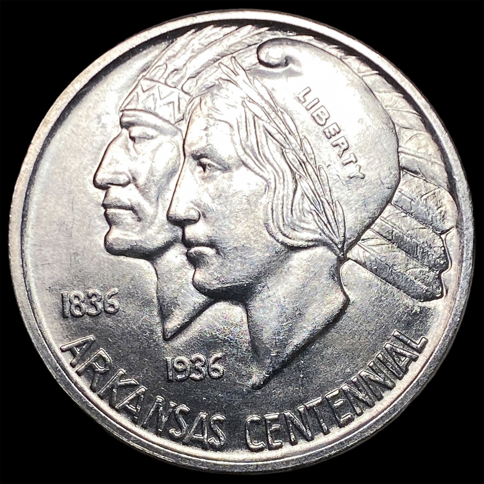 1937-S Arkansas Centennial Silver Half Dollar UNCIRCULATED: 1937-S Arkansas Centennial Silver Half Dollar UNCIRCULATED