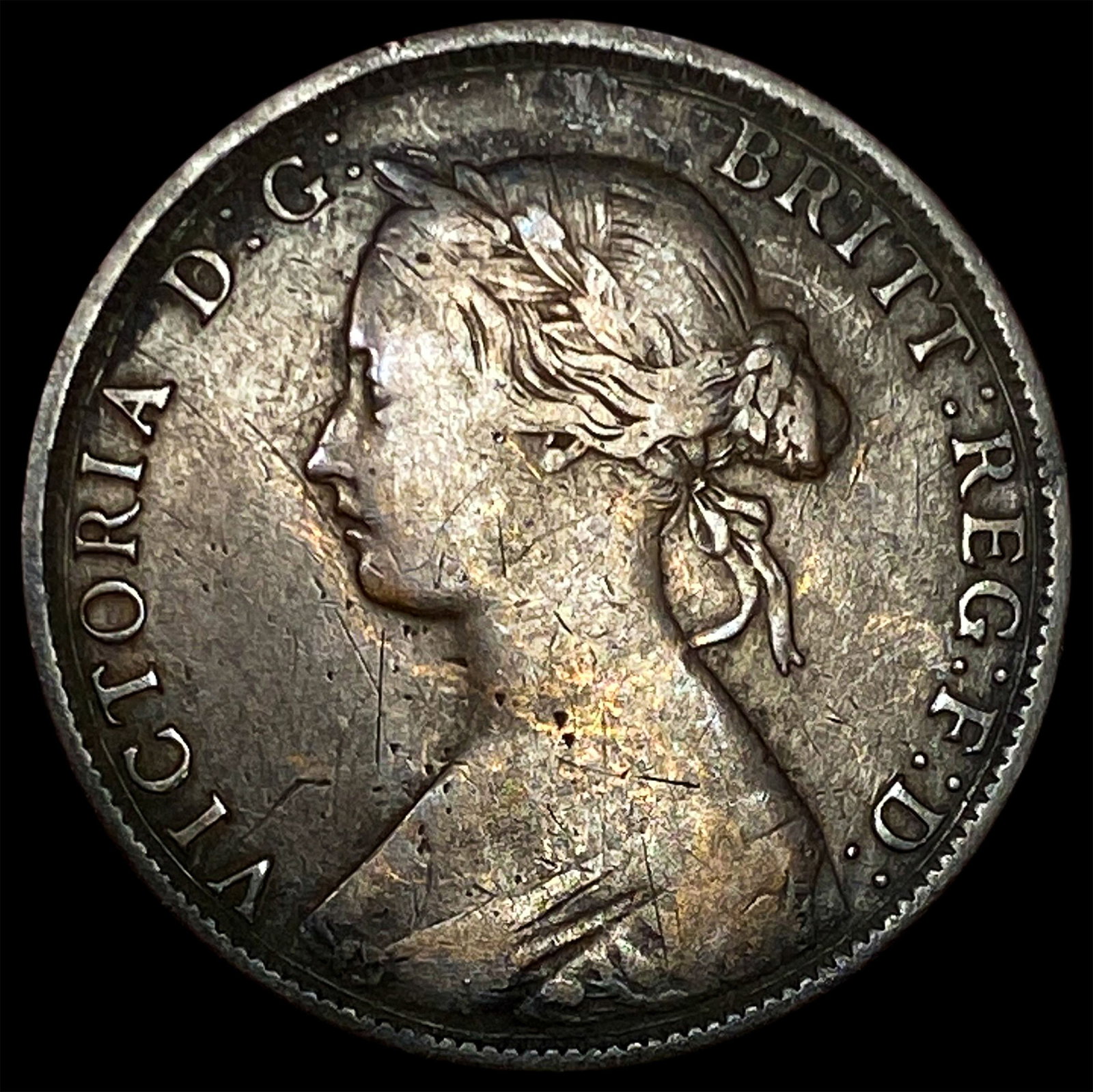 1861 New Brunswick Bronze One Cent LIGHTLY CIRCULATED: 1861 New Brunswick Bronze One Cent LIGHTLY CIRCULATED