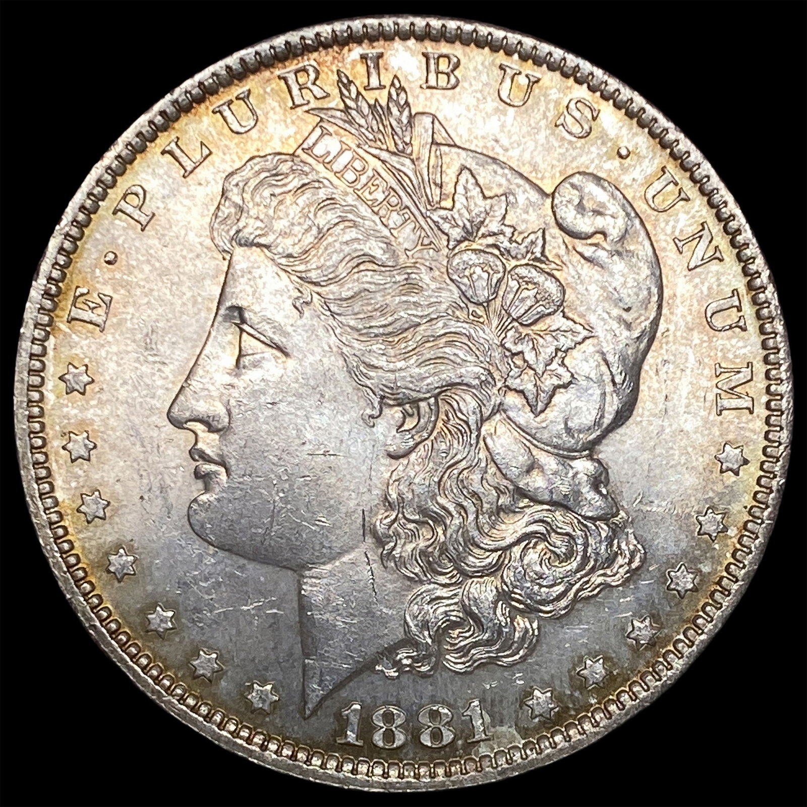 1881-S Silver Morgan Dollar CHOICE BU: 1881-S Silver Morgan Dollar CHOICE BU