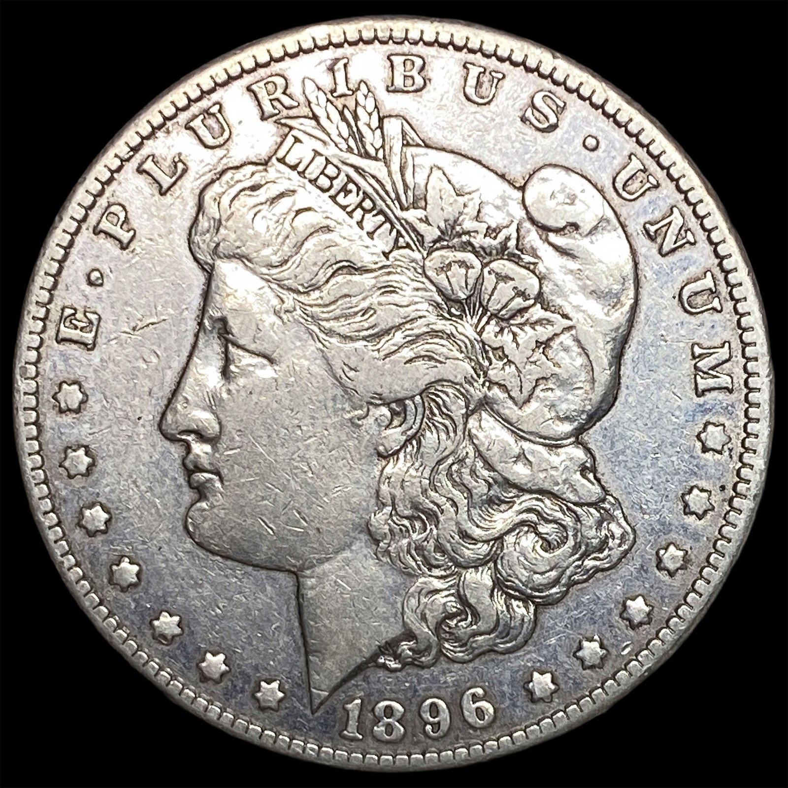 1896-S Silver Morgan Dollar NEARLY UNCIRCULATED: 1896-S Silver Morgan Dollar NEARLY UNCIRCULATED