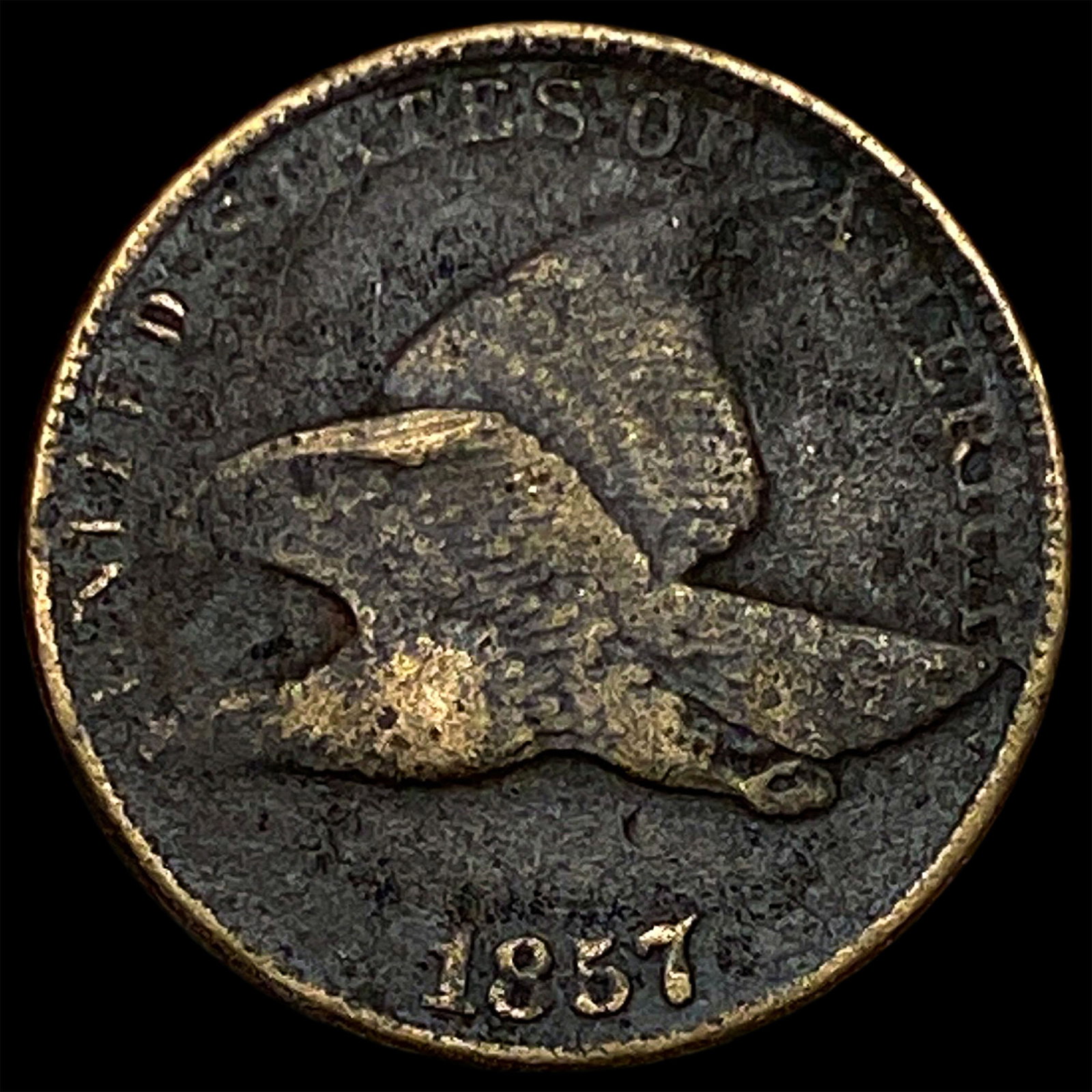 1857 Flying Eagle Cent LIGHTLY CIRCULATED: 1857 Flying Eagle Cent LIGHTLY CIRCULATED