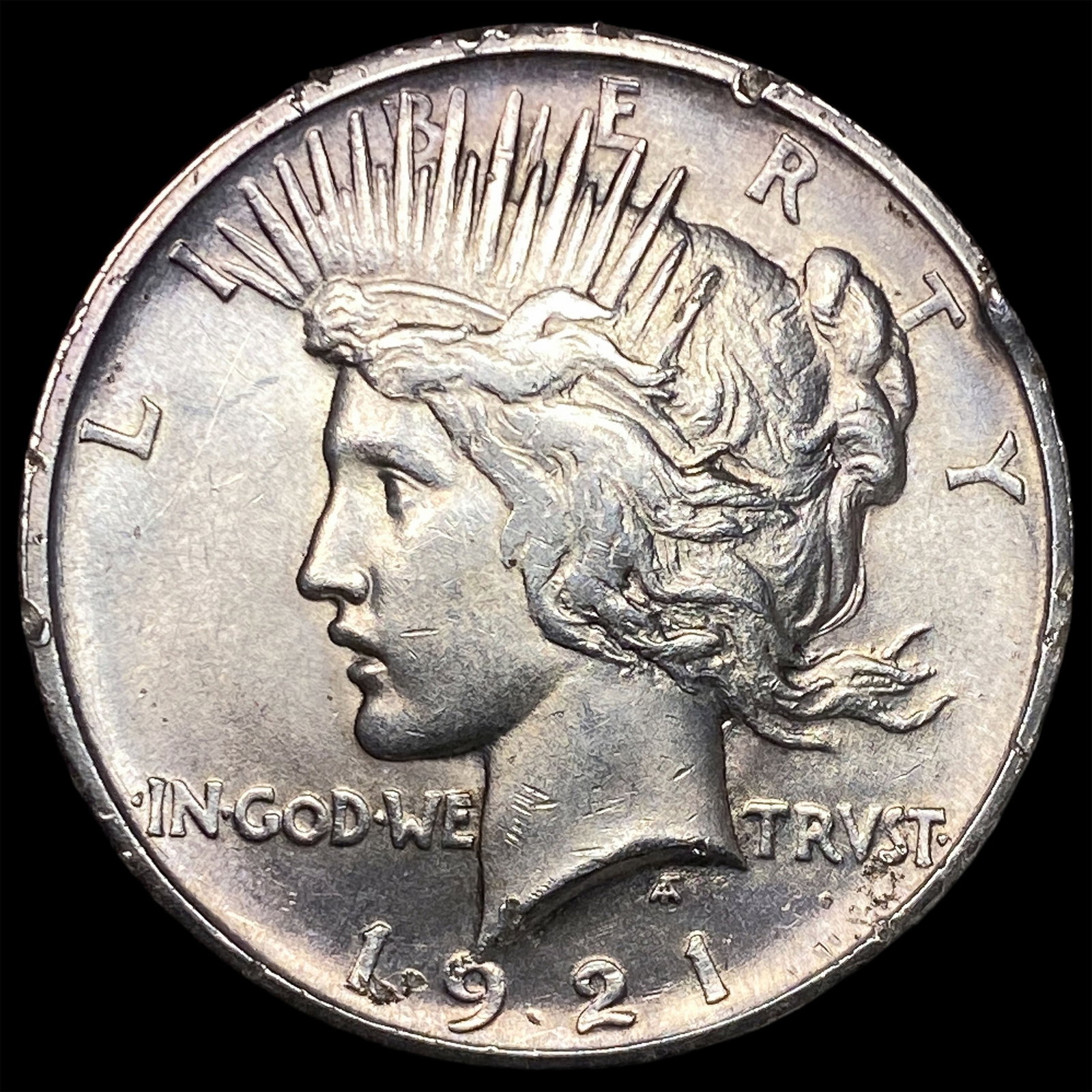 1921 Silver Peace Dollar CLOSELY UNCIRCULATED: 1921 Silver Peace Dollar CLOSELY UNCIRCULATED