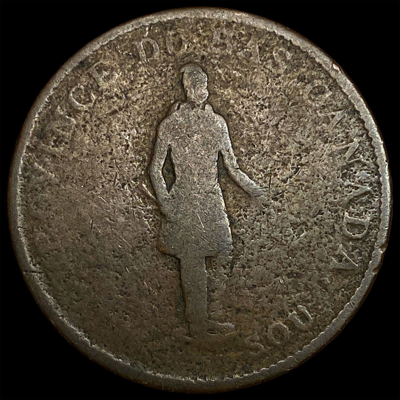 1837 Province of Canada Half Penny Token NICELY CIRCULATED (1 of 2)