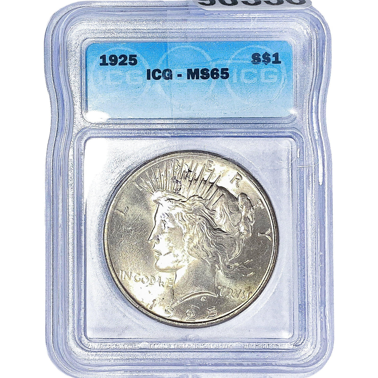 1925 Silver Peace Dollar ICG MS65 (1 of 2)