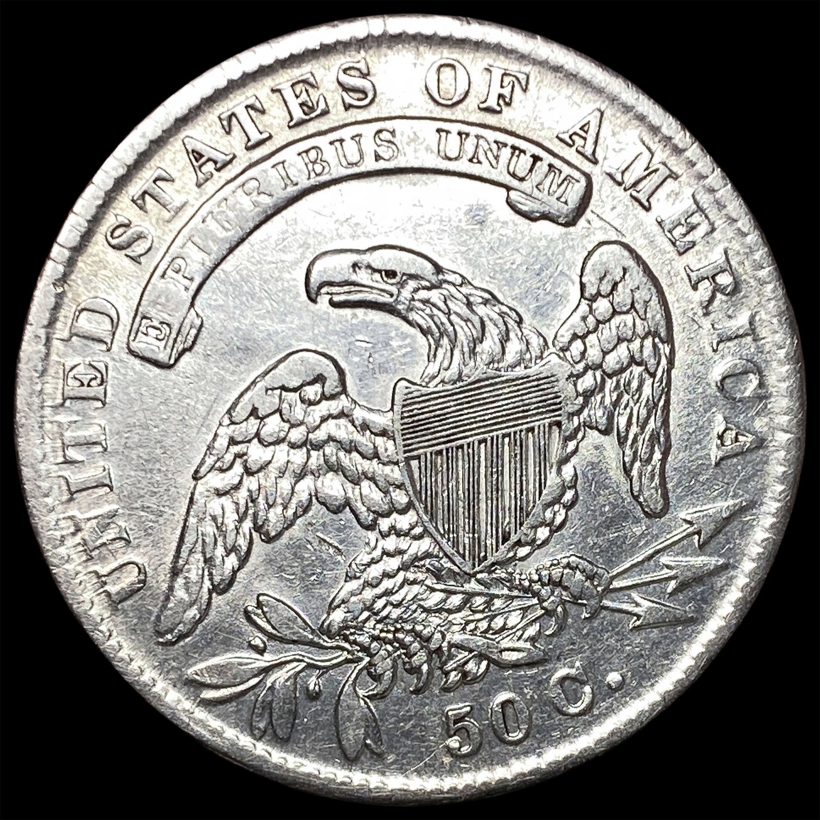 1834 Capped Bust Half Dollar CLOSELY UNCIRCULATED - 2