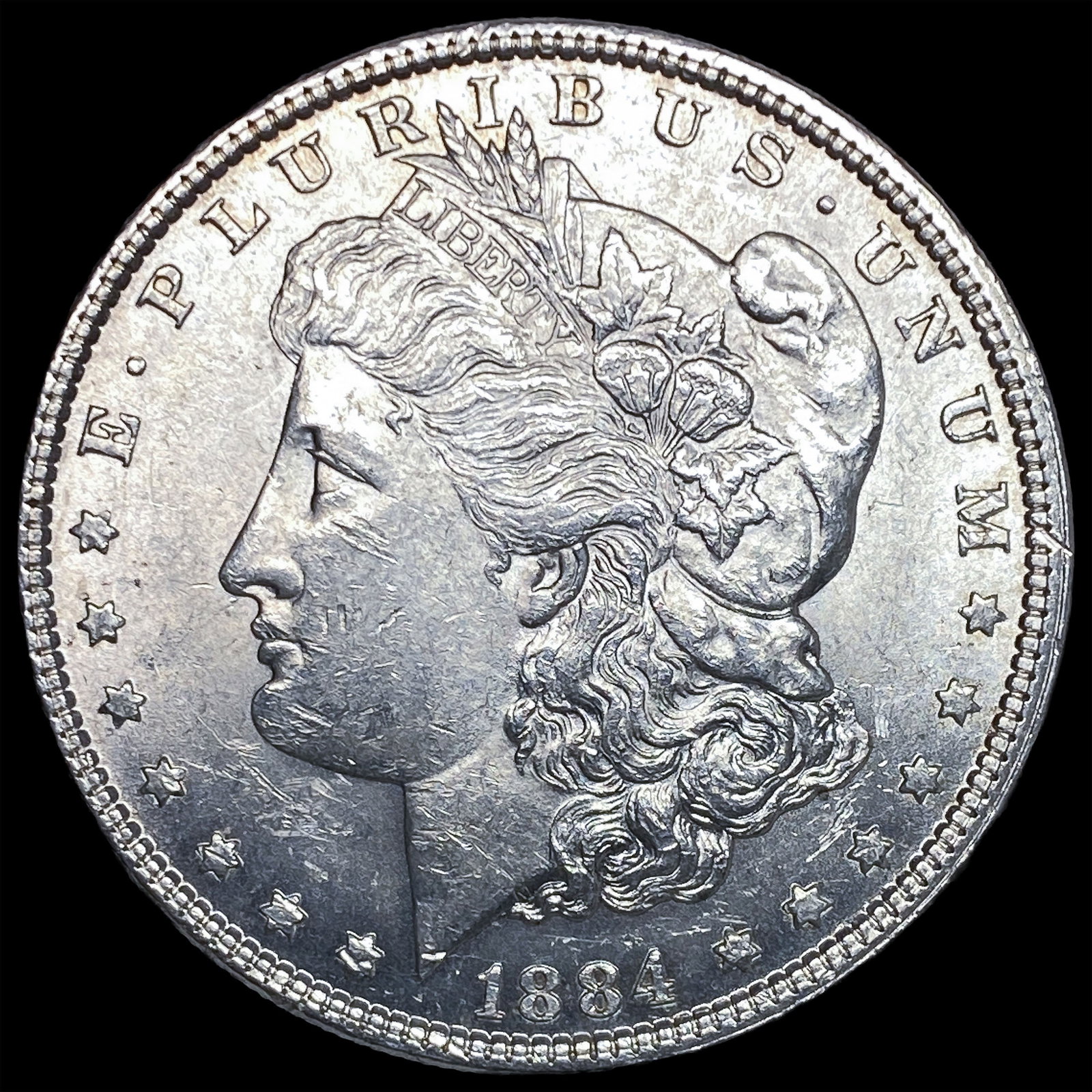 1884-S Silver Morgan Dollar UNCIRCULATED: 1884-S Silver Morgan Dollar UNCIRCULATED