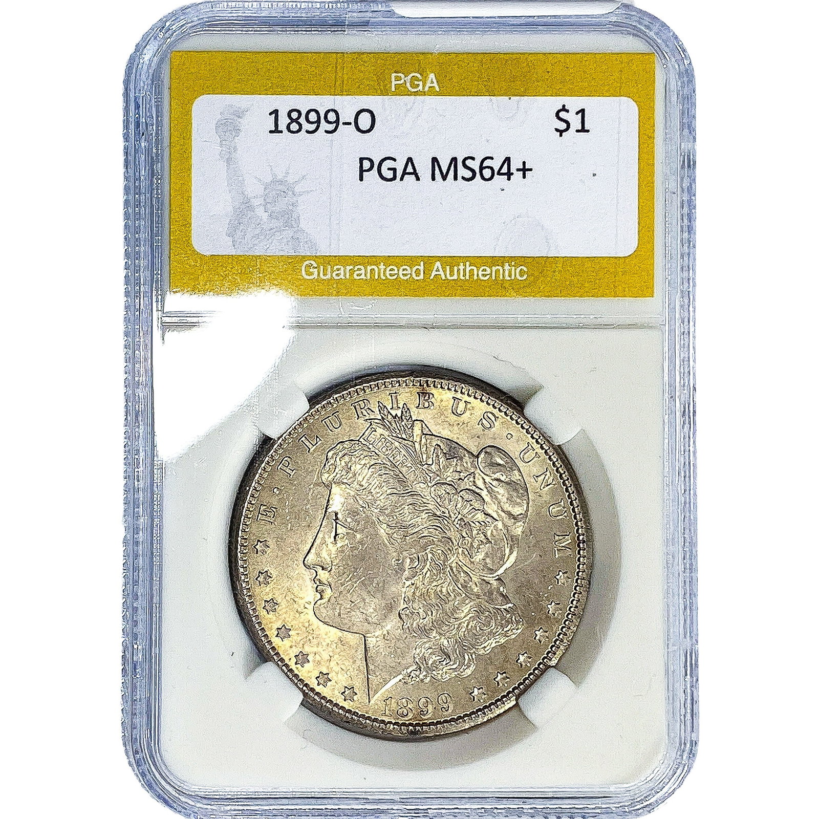 1899-O Morgan Silver Dollar PGA MS64+ (1 of 2)