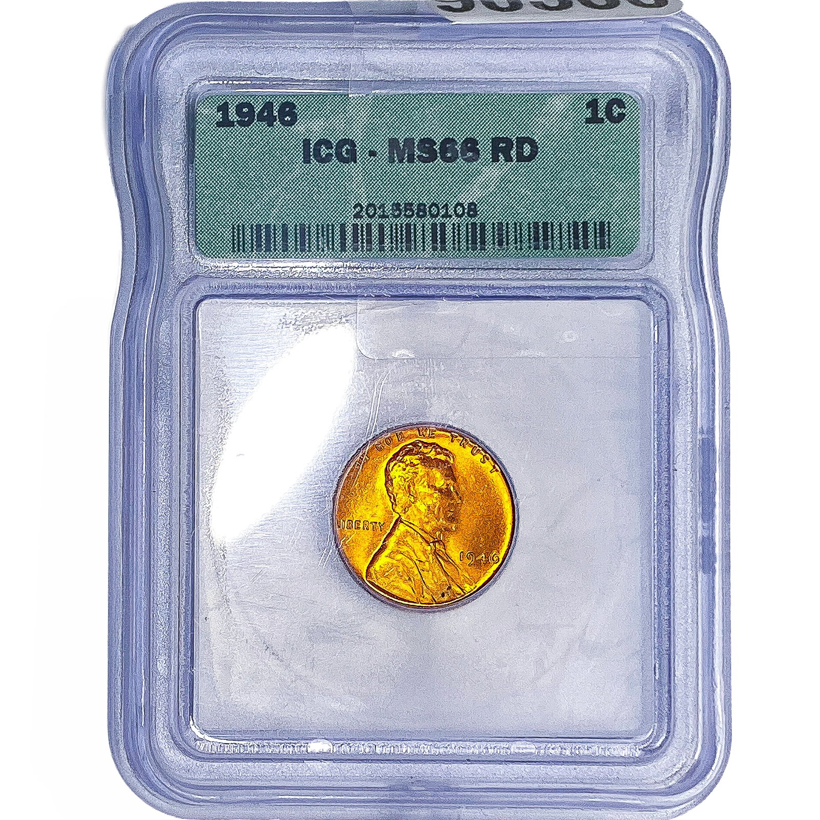 1946 Wheat Cent ICG MS66 RD: 1946 Wheat Cent ICG MS66 RD