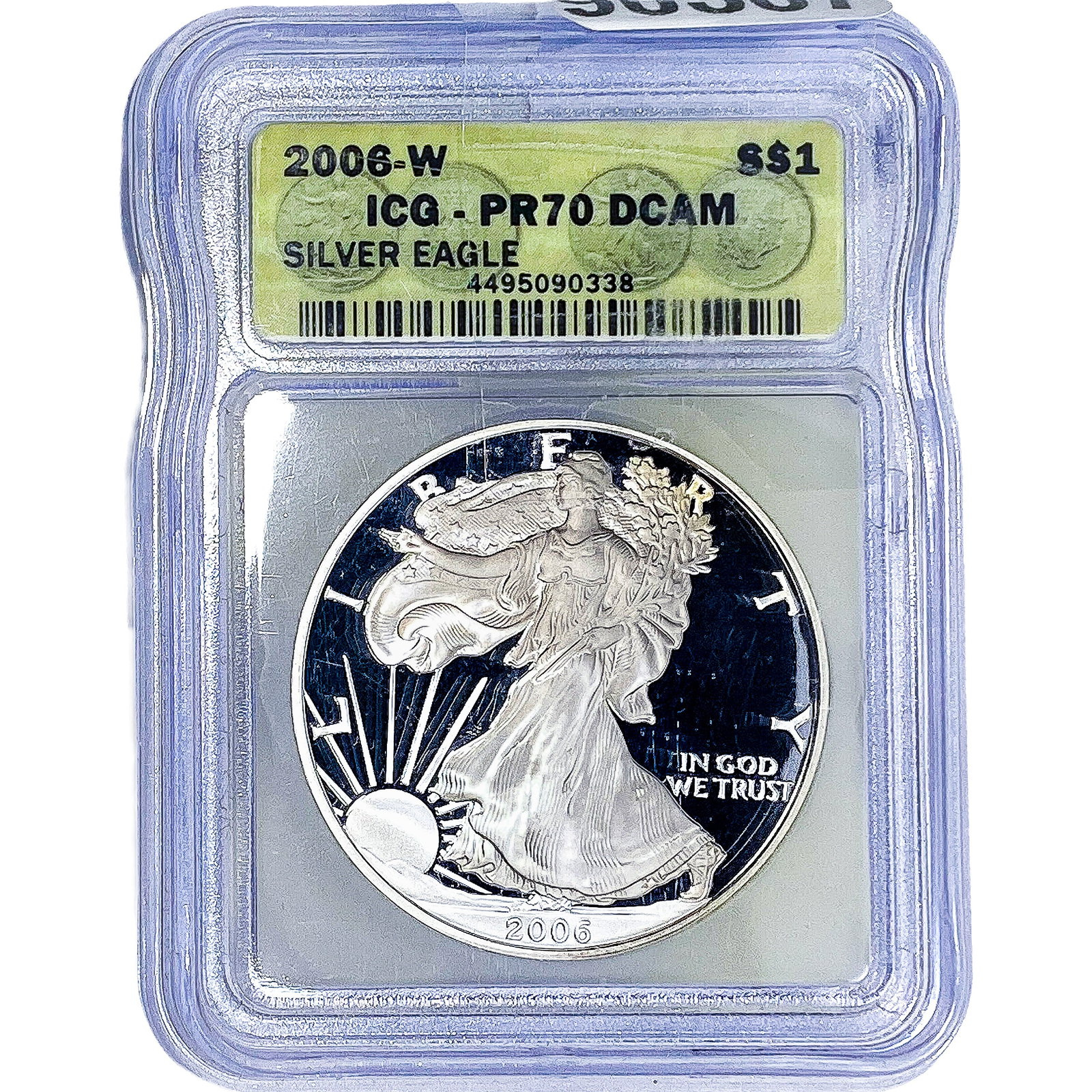 2006-W Silver Eagle ICG PR70 DCAM (1 of 2)