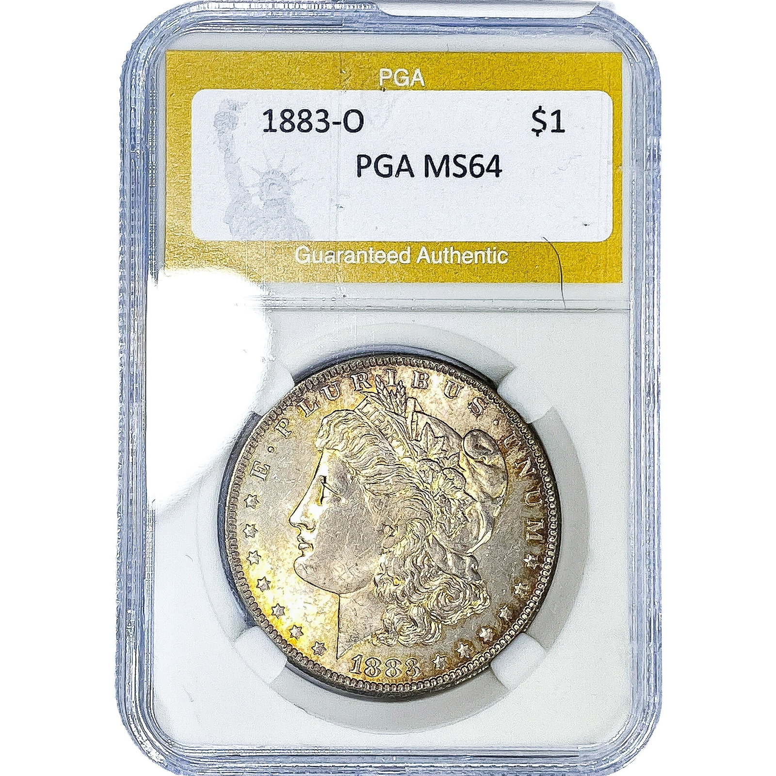 1883-O Morgan Silver Dollar PGA MS64 (1 of 2)