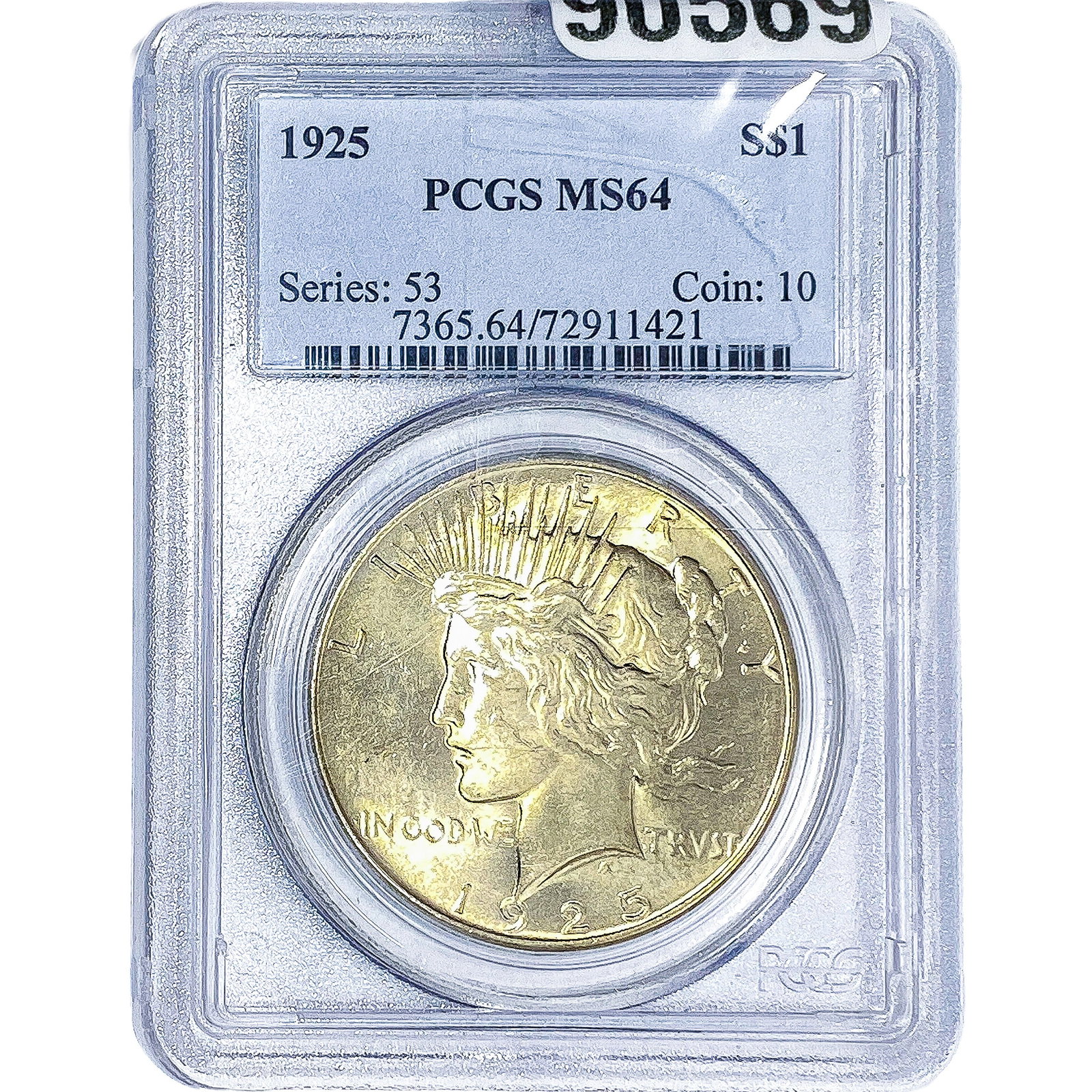 1925 Silver Peace Dollar PCGS MS64 (1 of 2)