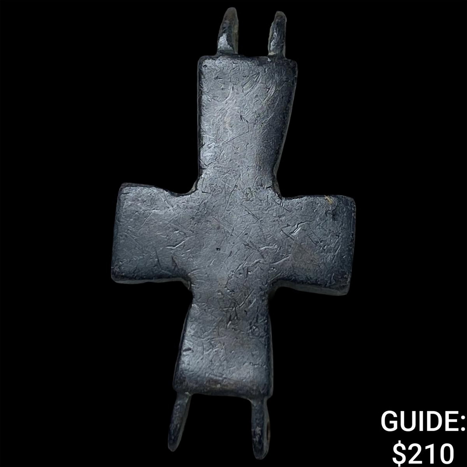 6th-7th Cent. Byzantine Bronze Cross (1 of 2)