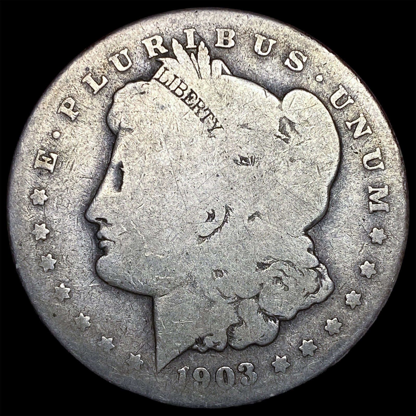 1903-S Silver Morgan Dollar NICELY CIRCULATED: 1903-S Silver Morgan Dollar NICELY CIRCULATED