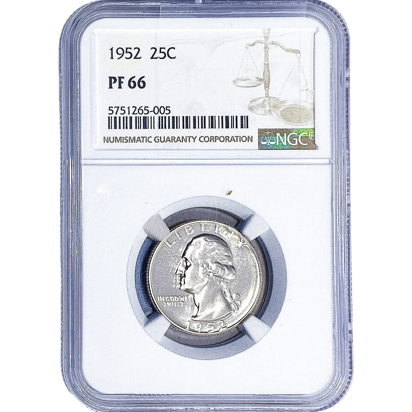 1952 Washington Silver Quarter NGC PF66 (1 of 2)