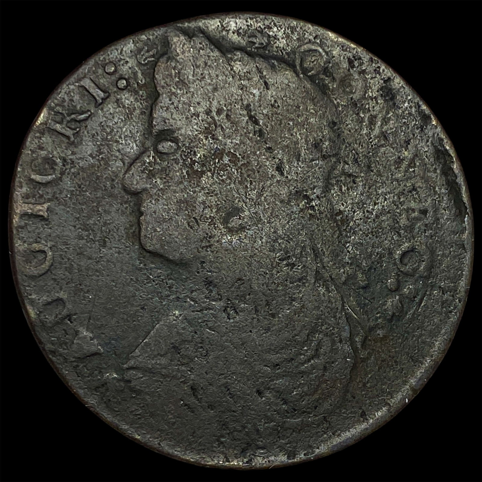 1723 Great Britain Halfpenny NICELY CIRCULATED: 1723 Great Britain Halfpenny NICELY CIRCULATED