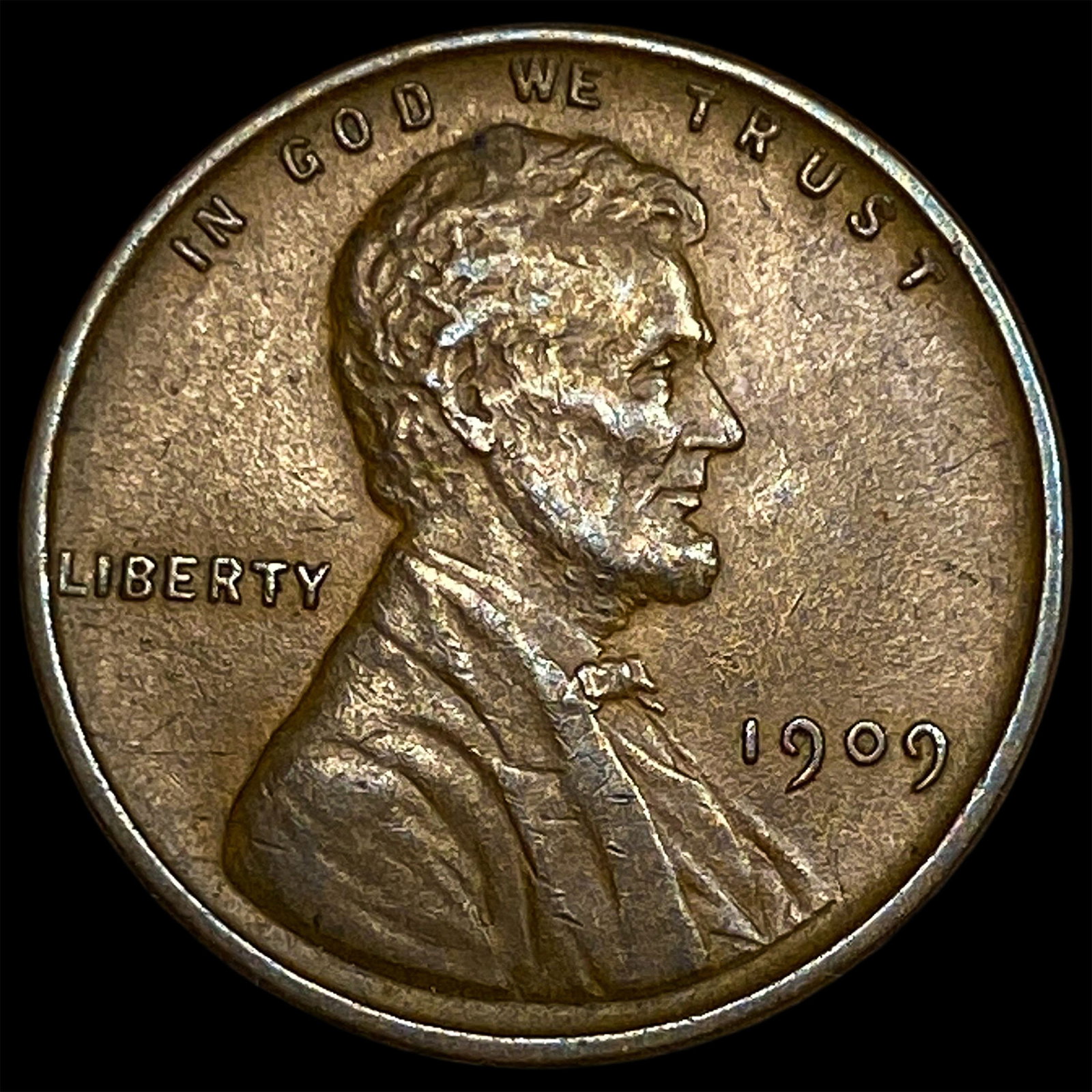 1909 V.D.B. Lincoln Wheat Cent NEARLY UNCIRCULATED: 1909 V.D.B. Lincoln Wheat Cent NEARLY UNCIRCULATED