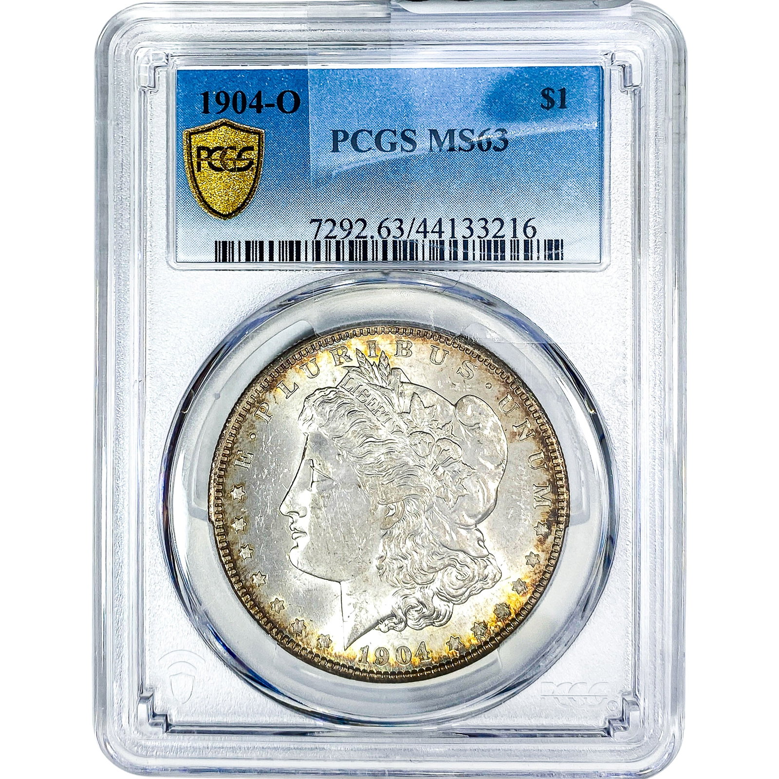 1904-O Morgan Silver Dollar PCGS MS63: 1904-O Morgan Silver Dollar PCGS MS63