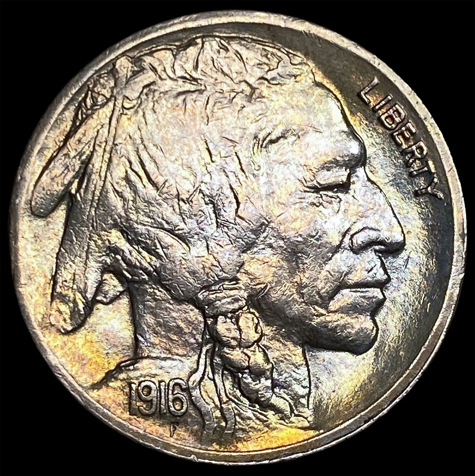 1916-D Buffalo Nickel CLOSELY UNCIRCULATED (1 of 2)