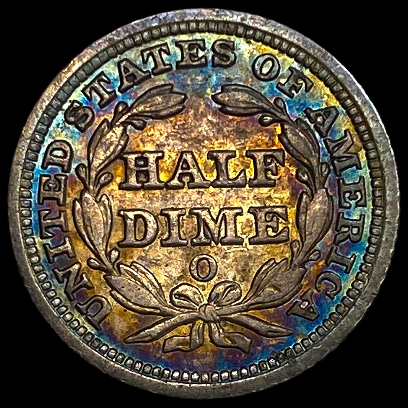 1856-O Silver Half Dime CLOSELY UNCIRCULATED - 2