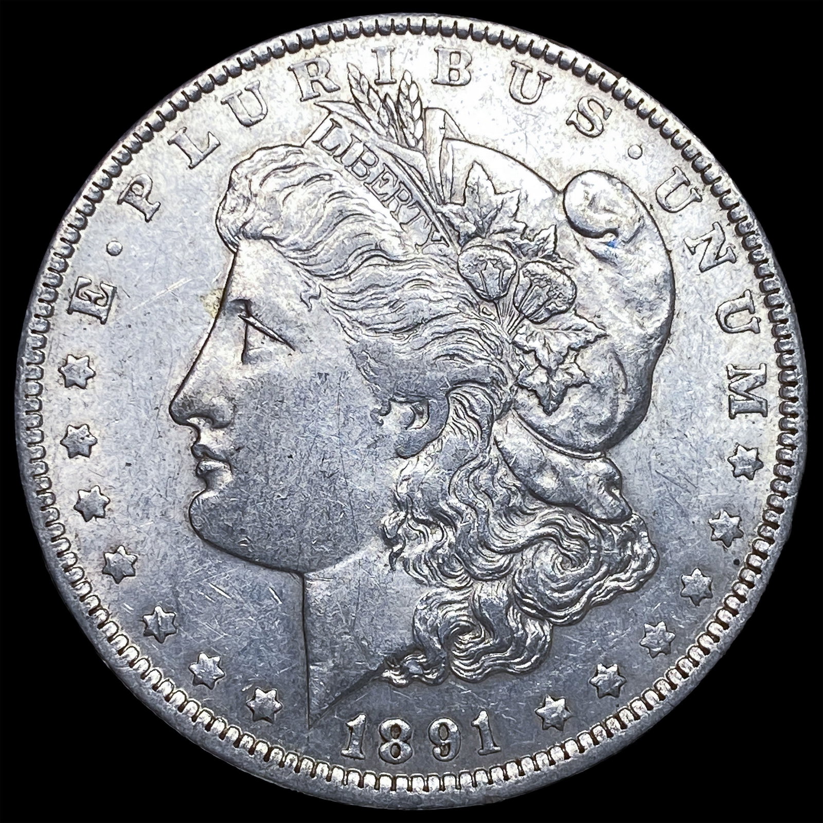 1891-O Silver Morgan Dollar CLOSELY UNCIRCULATED: 1891-O Silver Morgan Dollar CLOSELY UNCIRCULATED