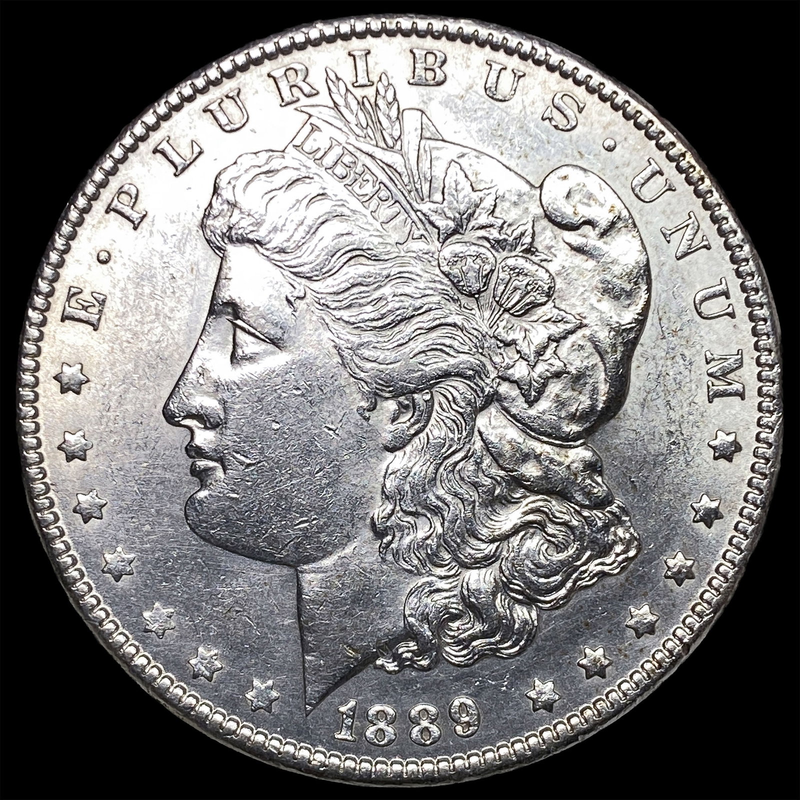 1889 Morgan Silver Dollar CLOSELY UNCIRCULATED: 1889 Morgan Silver Dollar CLOSELY UNCIRCULATED