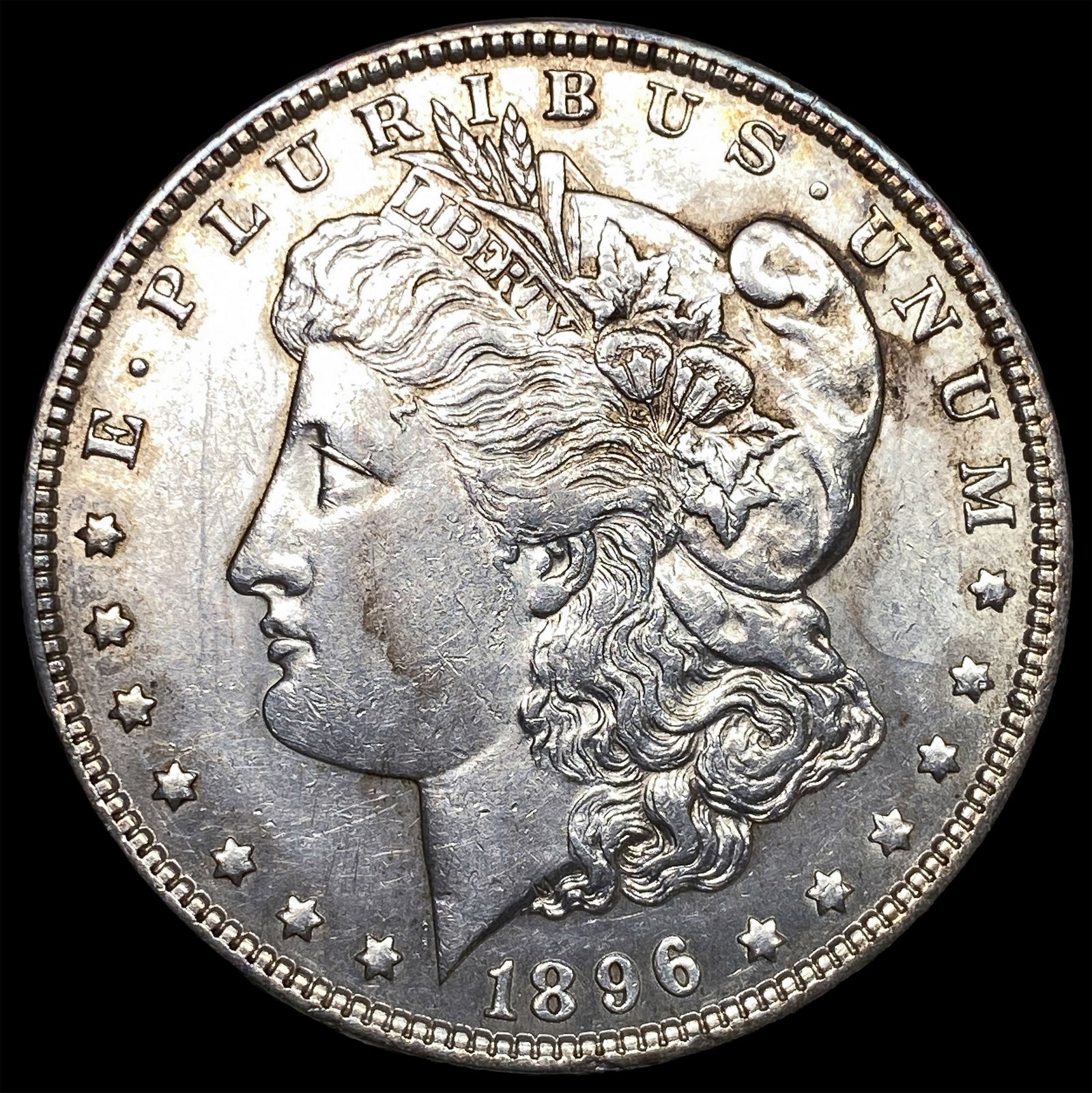 1896 Morgan Silver Dollar CLOSELY UNCIRCULATED: 1896 Morgan Silver Dollar CLOSELY UNCIRCULATED