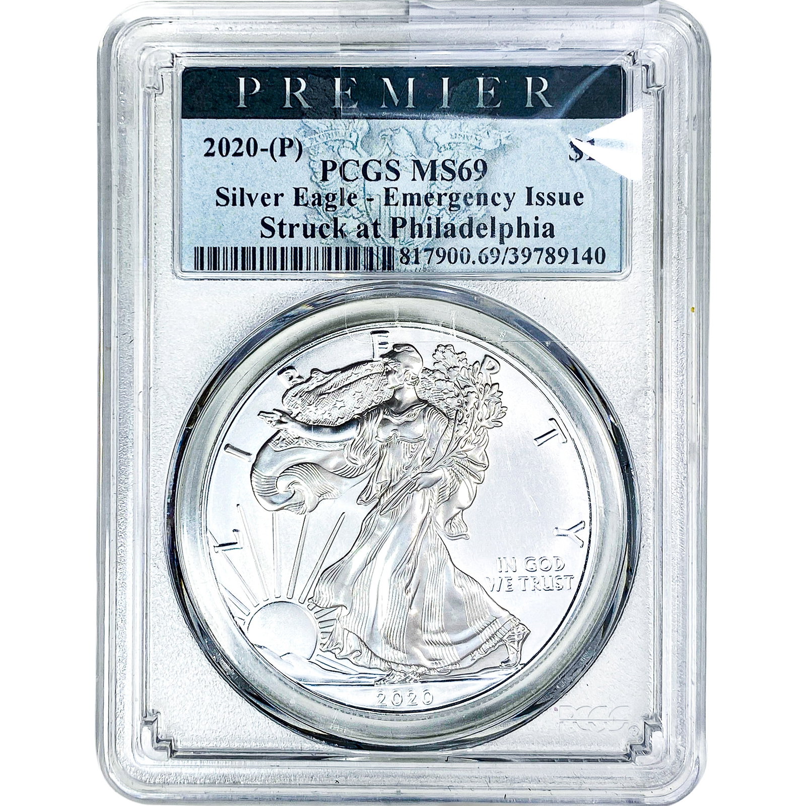 2020 Silver Eagle PCGS MS69 (1 of 2)