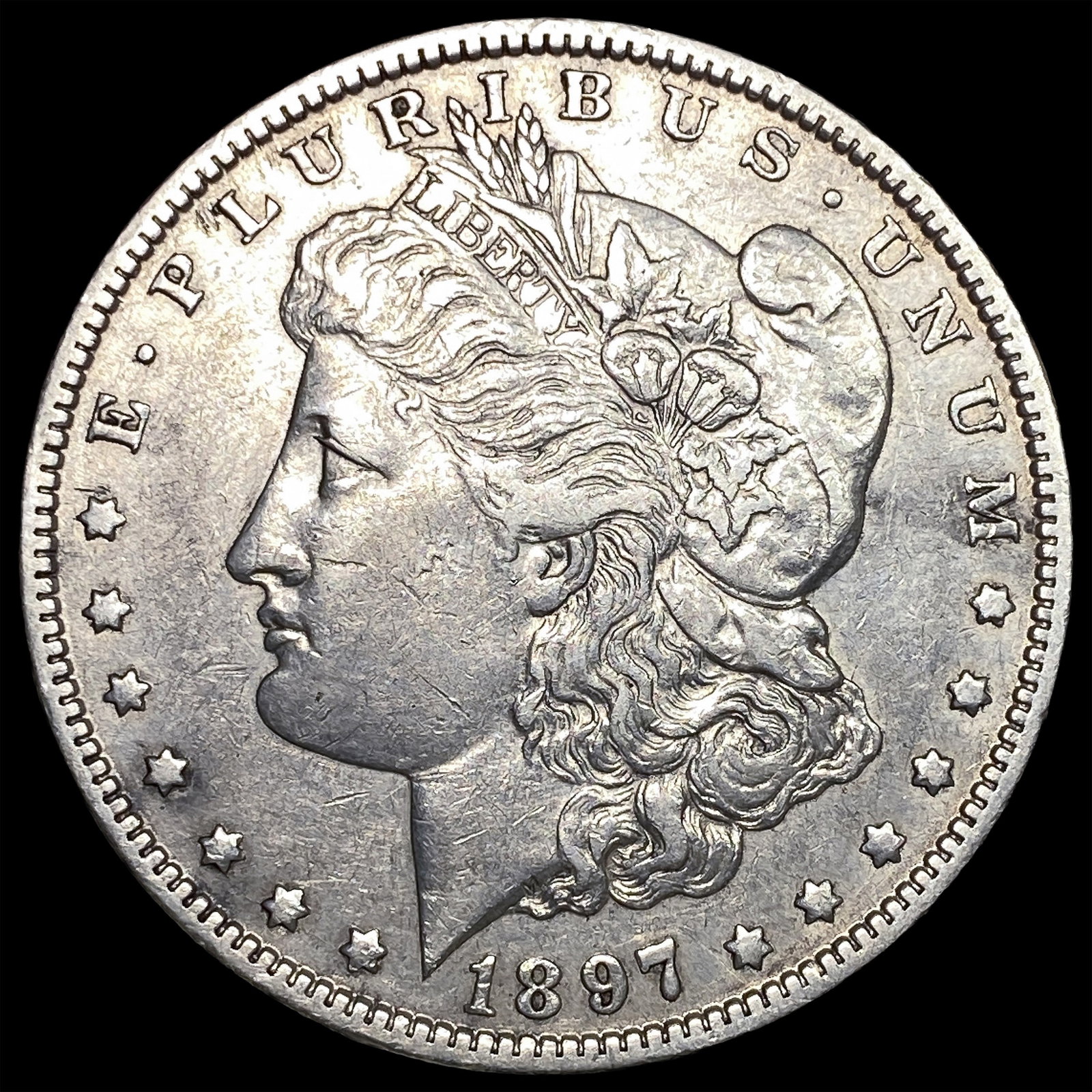 1897-O Silver Morgan Dollar NEARLY UNCIRCULATED: 1897-O Silver Morgan Dollar NEARLY UNCIRCULATED