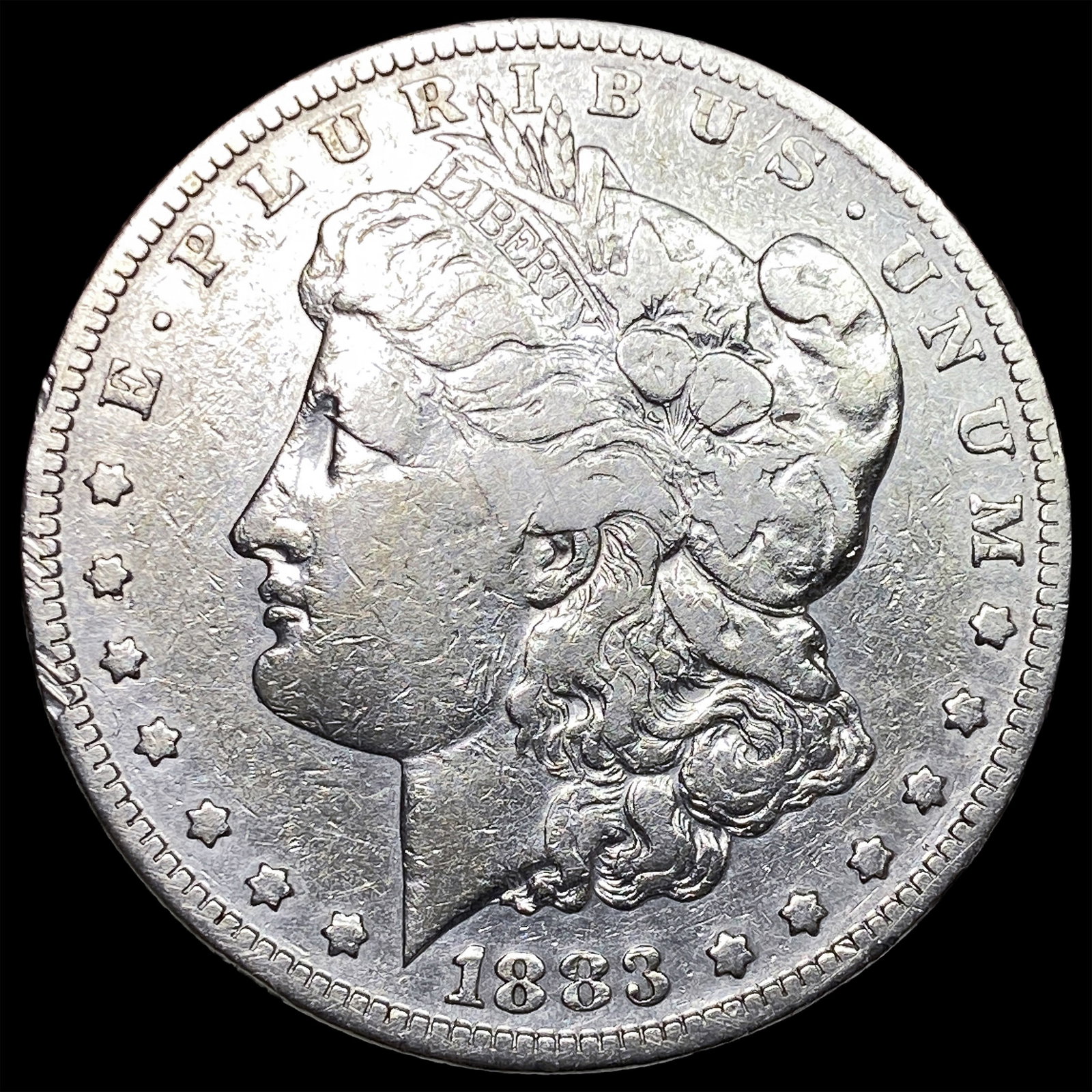 1883-S Silver Morgan Dollar LIGHTLY CIRCULATED: 1883-S Silver Morgan Dollar LIGHTLY CIRCULATED