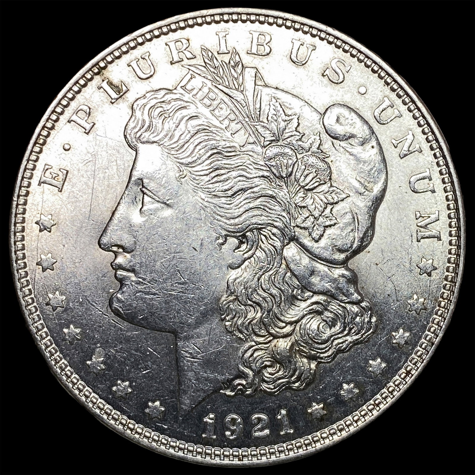 1921 Morgan Silver Dollar CLOSELY UNCIRCULATED (1 of 2)