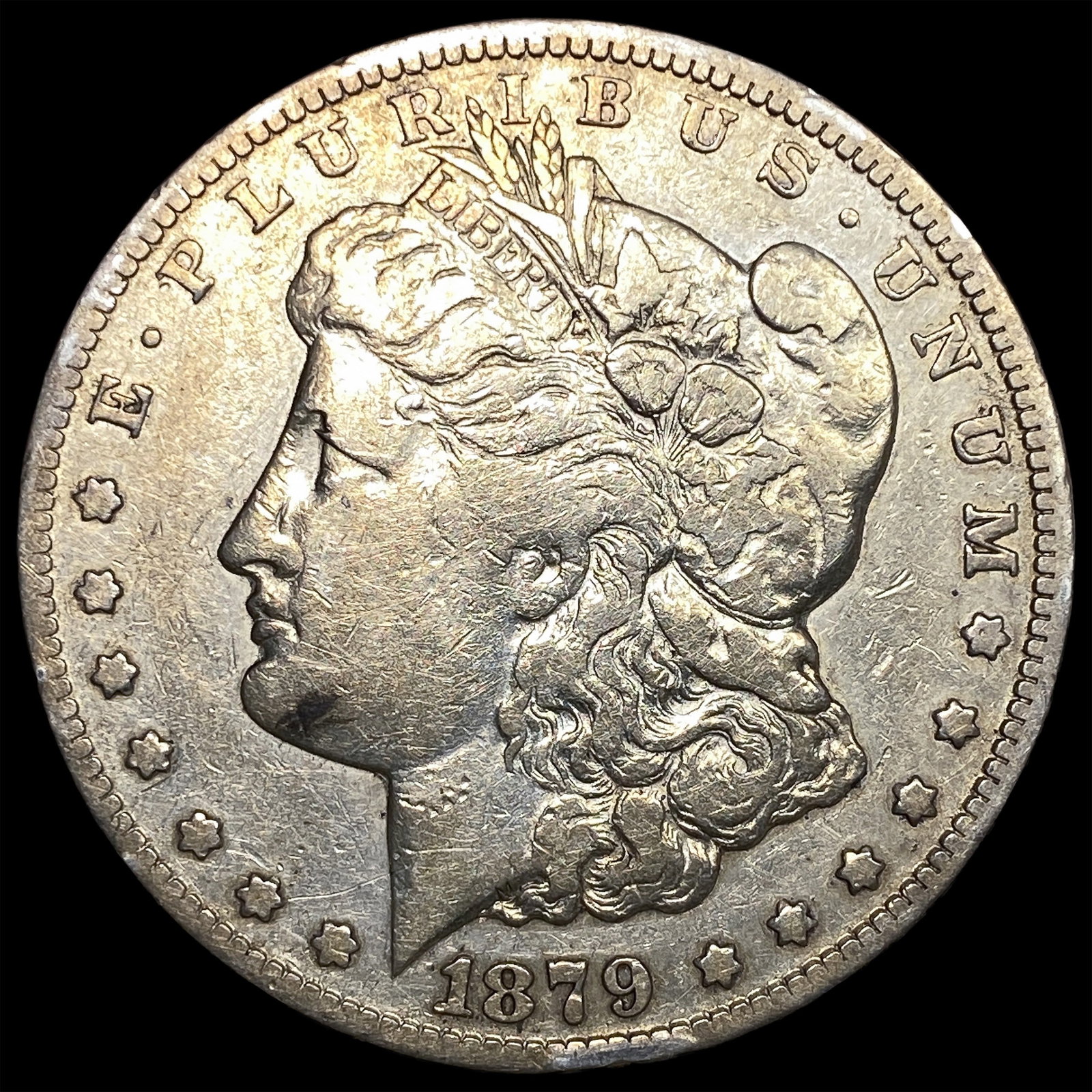 1879-S Silver Morgan Dollar LIGHTLY CIRCULATED: 1879-S Silver Morgan Dollar LIGHTLY CIRCULATED