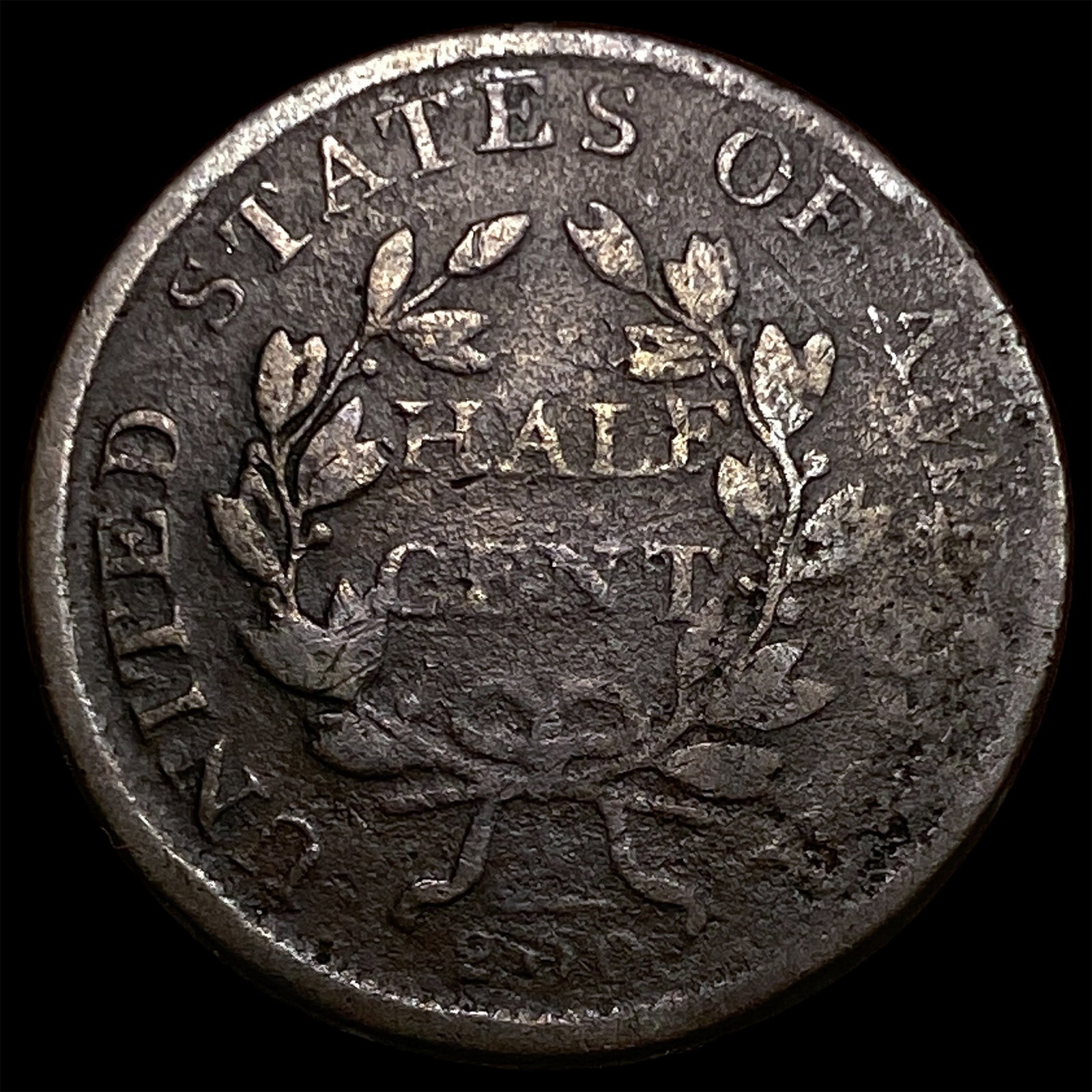 1807 Draped Bust Half Cent NICELY CIRCULATED - 2