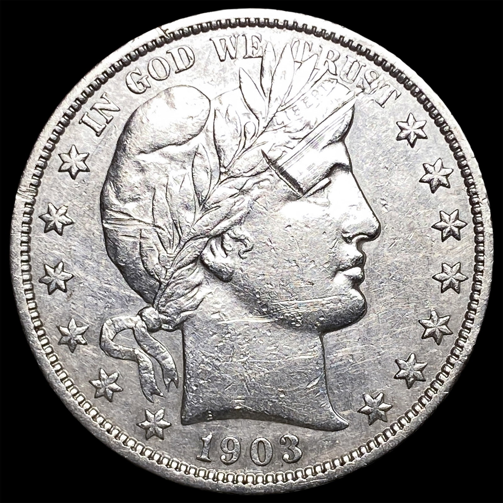 1903-S Silver Barber Half Dollar HIGH GRADE (1 of 2)