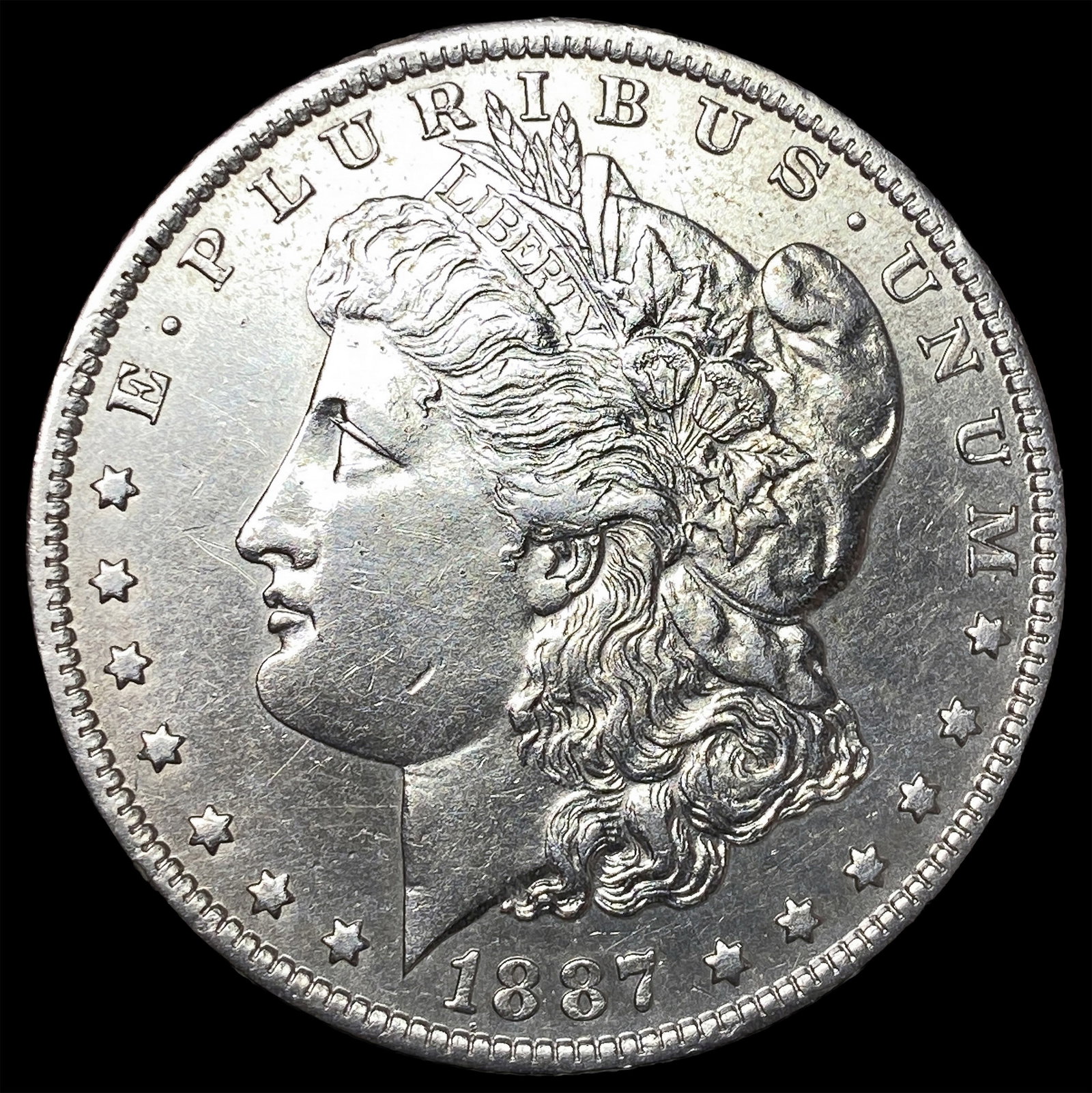 1887-O Silver Morgan Dollar CLOSELY UNCIRCULATED: 1887-O Silver Morgan Dollar CLOSELY UNCIRCULATED