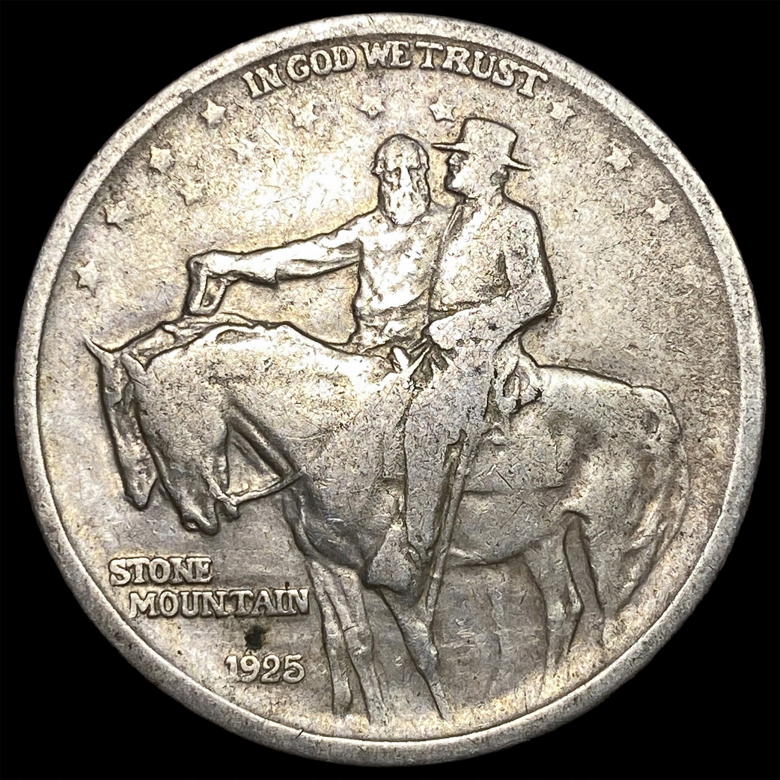 1925 Silver Stone Mountain Half Dollar LIGHTLY CIRCULATED (1 of 2)