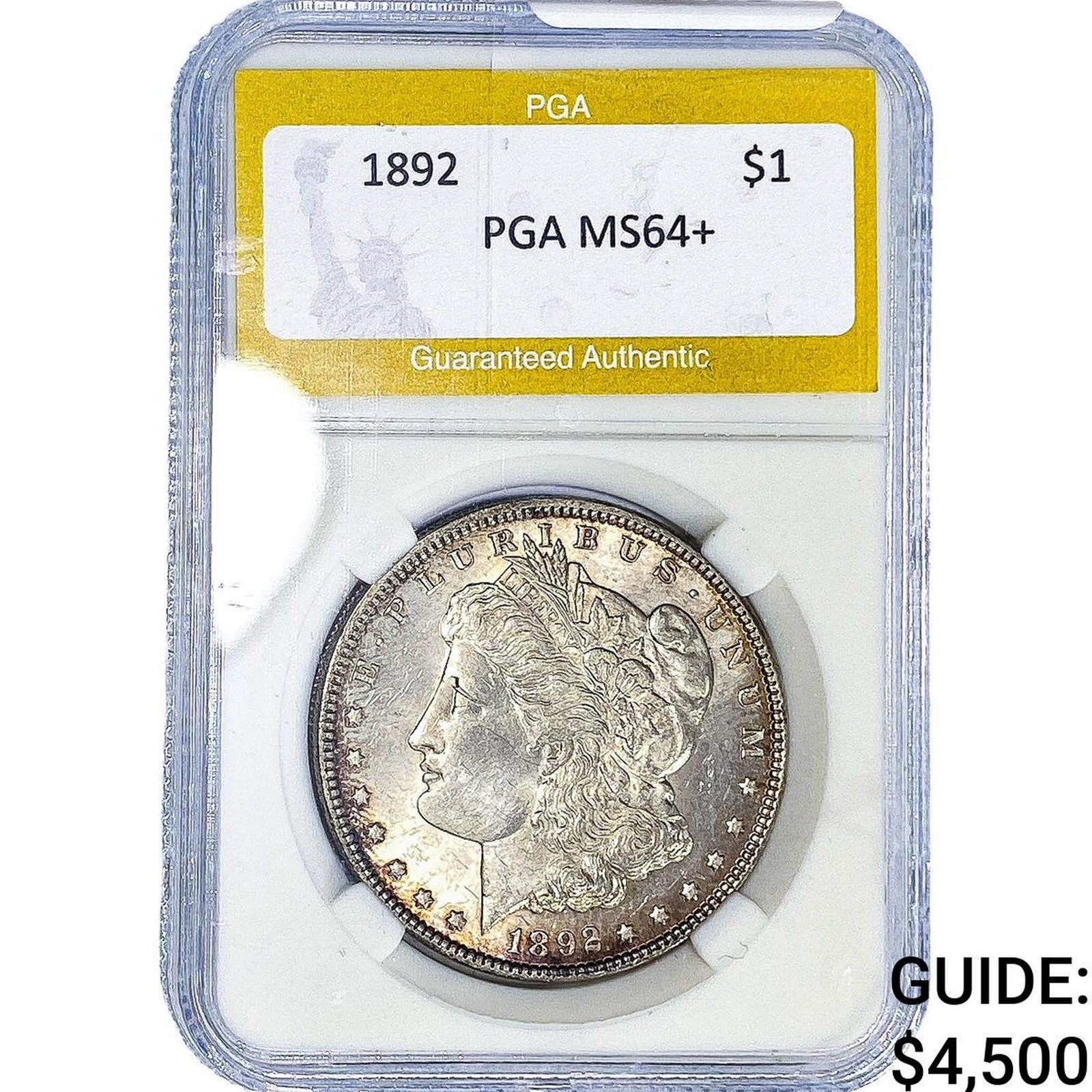 1892 Morgan Silver Dollar PGA MS64+ (1 of 2)