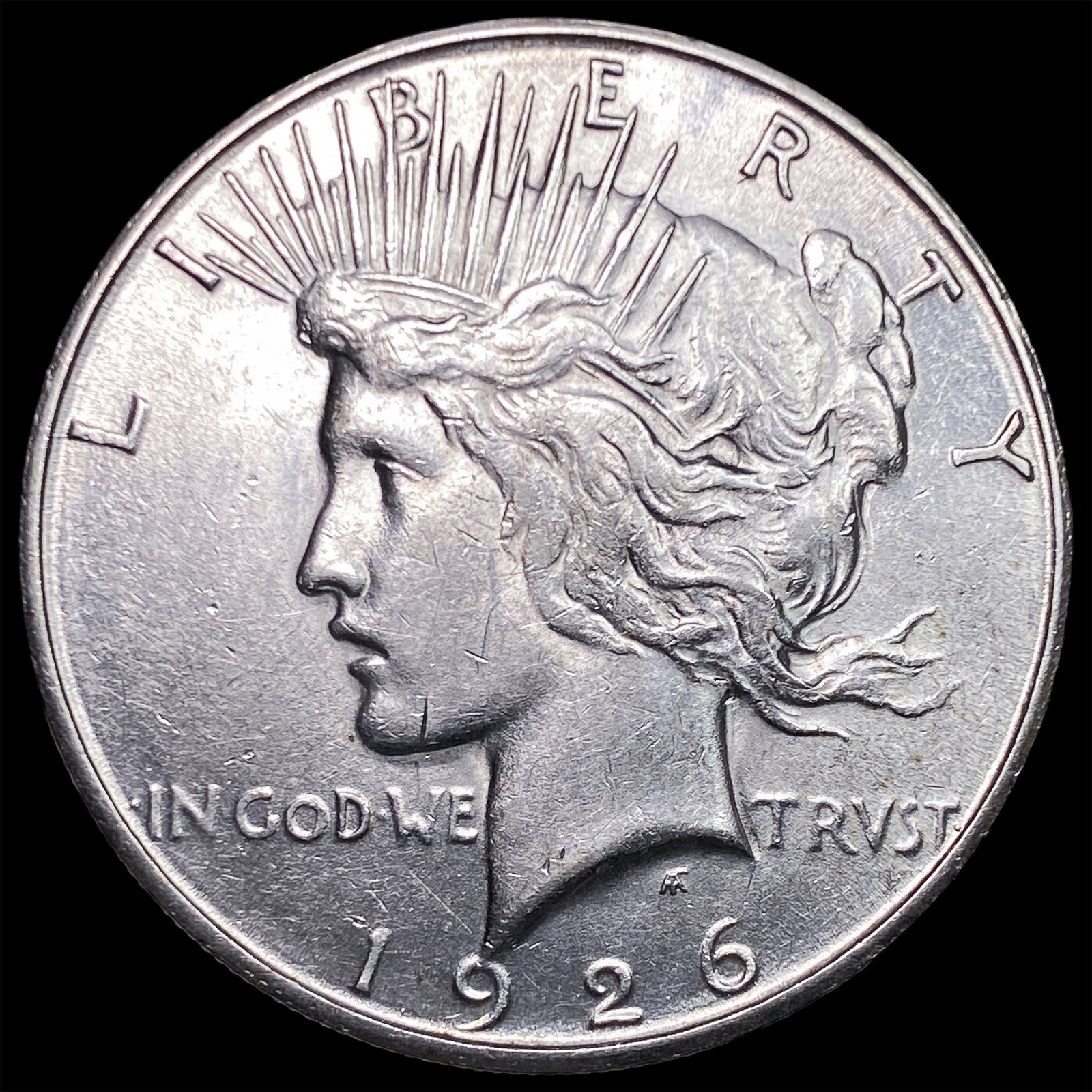 1926-S Peace Silver Dollar CLOSELY UNCIRCULATED: 1926-S Peace Silver Dollar CLOSELY UNCIRCULATED
