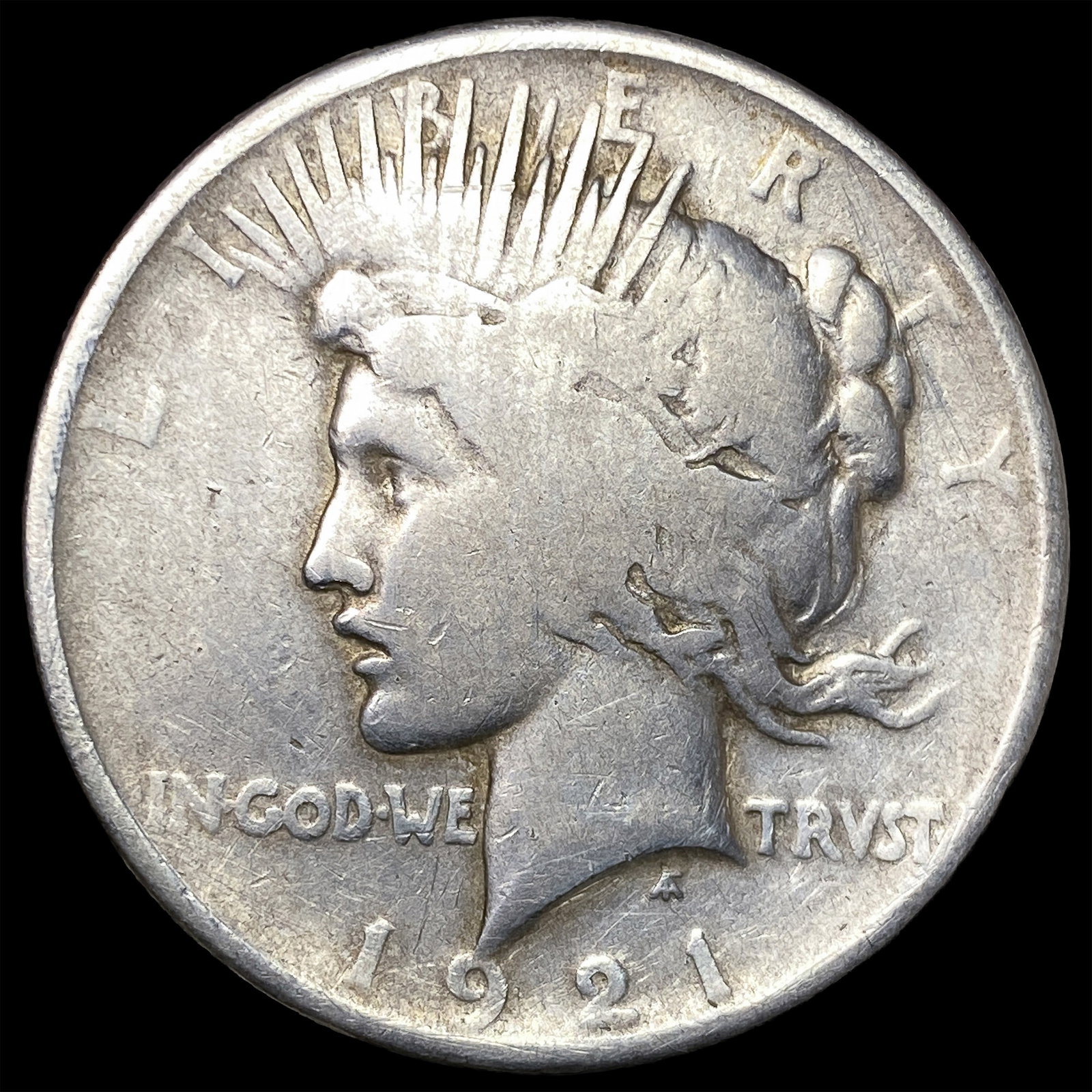1921 Silver Peace Dollar NICELY CIRCULATED: 1921 Silver Peace Dollar NICELY CIRCULATED