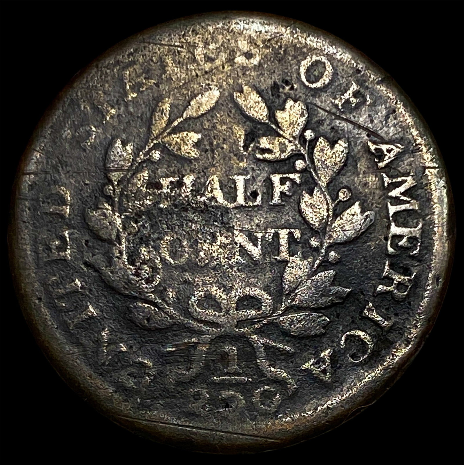 1803 Draped Bust Half Cent NICELY CIRCULATED - 2