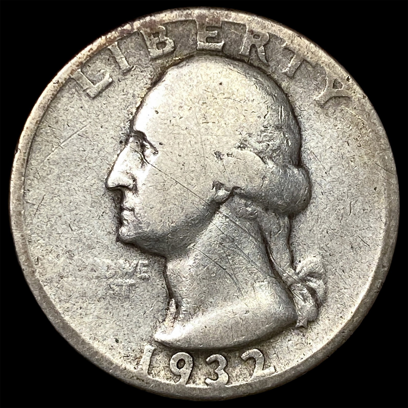 1932-D Silver Washington Quarter NICELY CIRCULATED: 1932-D Silver Washington Quarter NICELY CIRCULATED