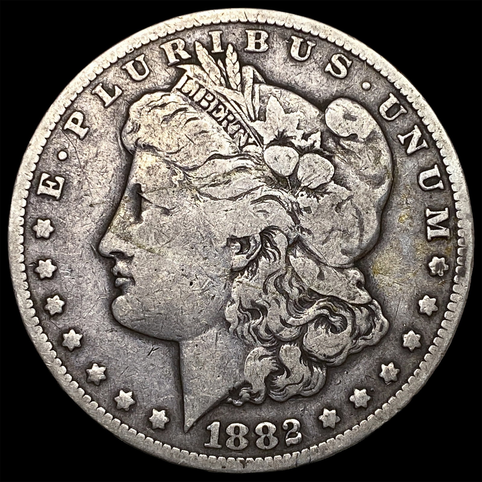 1882-CC Silver Morgan Dollar NICELY CIRCULATED: 1882-CC Silver Morgan Dollar NICELY CIRCULATED